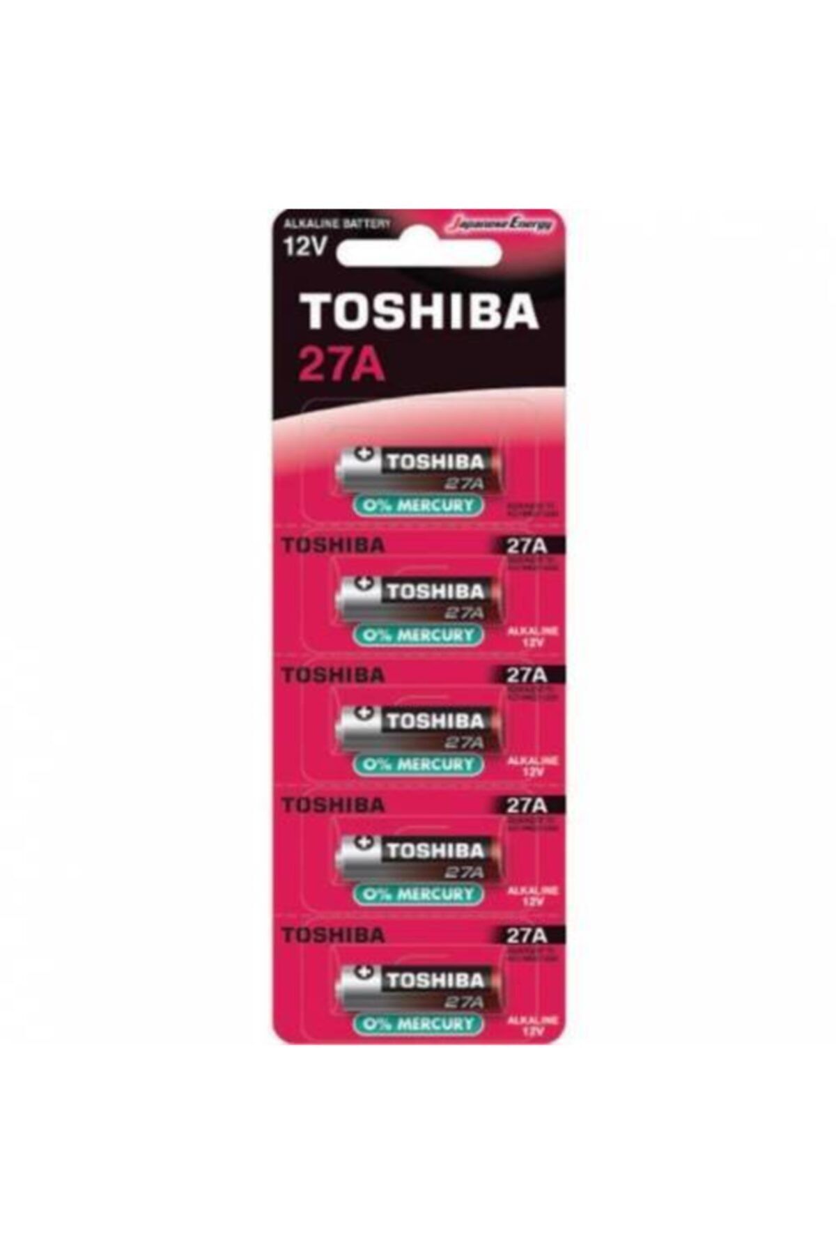 Toshiba 27a Bp-5c 12 Volt Alkalin Pil - Kumanda Pili - 5'li
