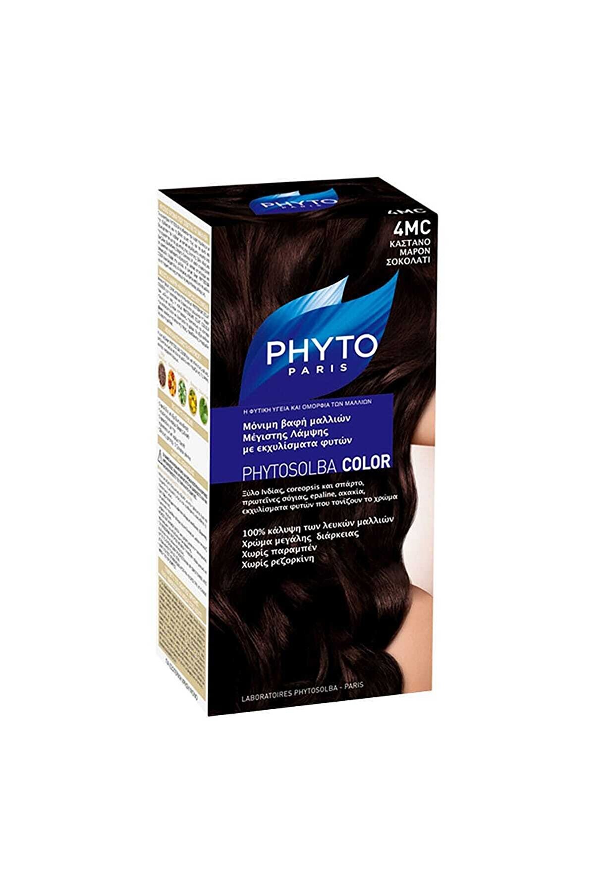 Phyto Çikolata Kahve Saç Boyası - Phytocolor 4Mc Kit 40 ml 618059109805
