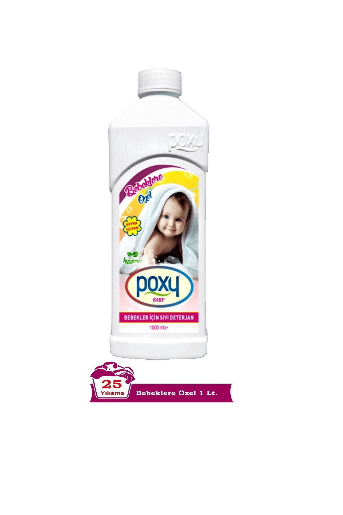 Poxy Bebeklere Özel Sıvı Çamaşır Deterjanı 1 lt (25 Yıkama)