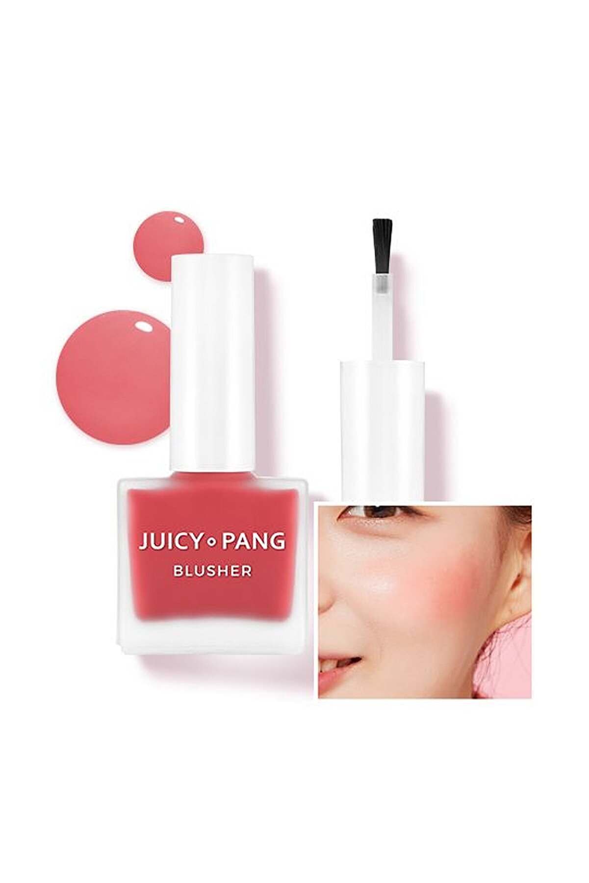 Missha Doğal Görünüm Sunan Nemlendirici Likit Allık 9g. APIEU Juicy-Pang Water Blusher (RD01)