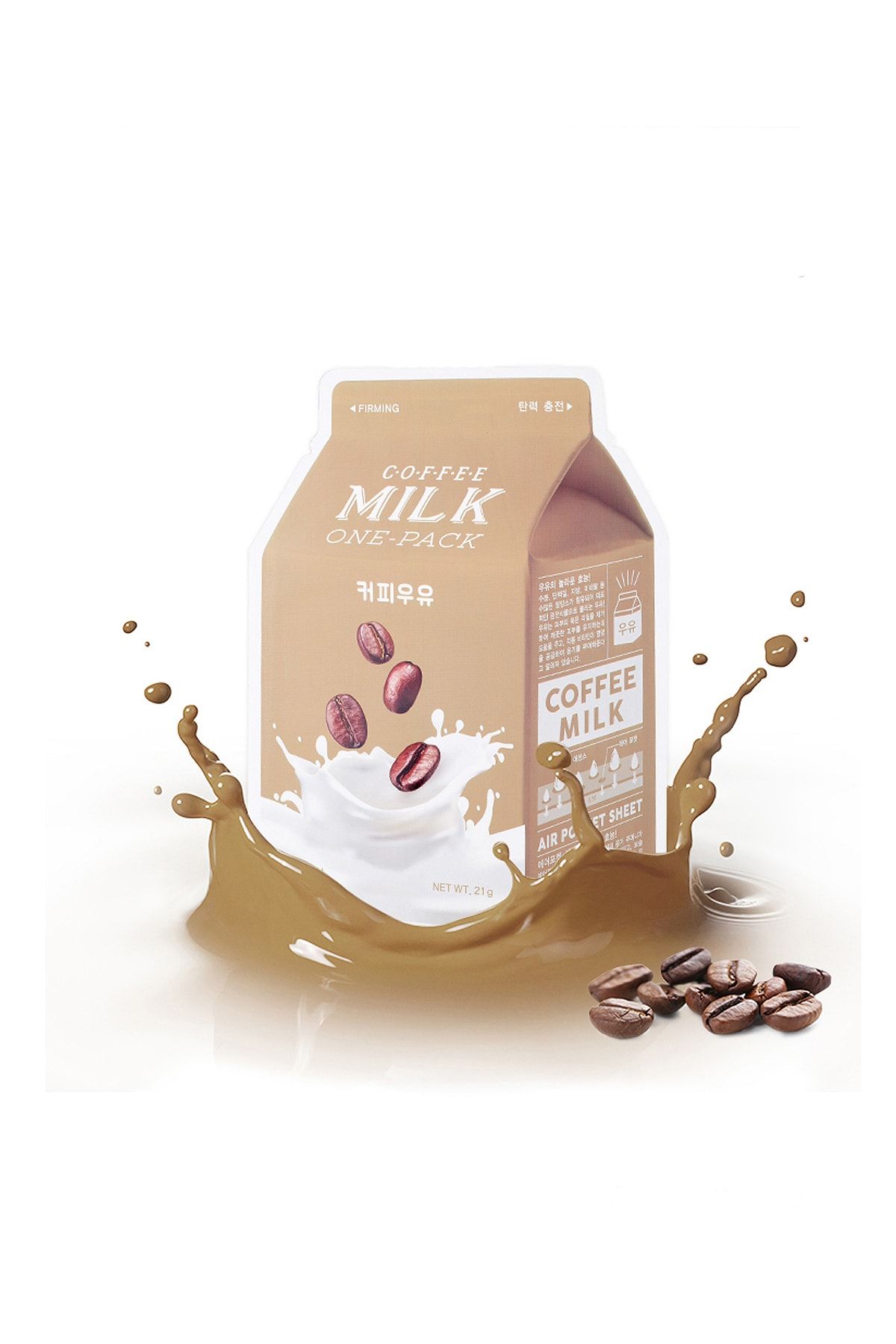 Missha Yaşlanma Karşıtı Yaprak Maske(Kahve-Süt) APIEU Coffee Milk One-Pack