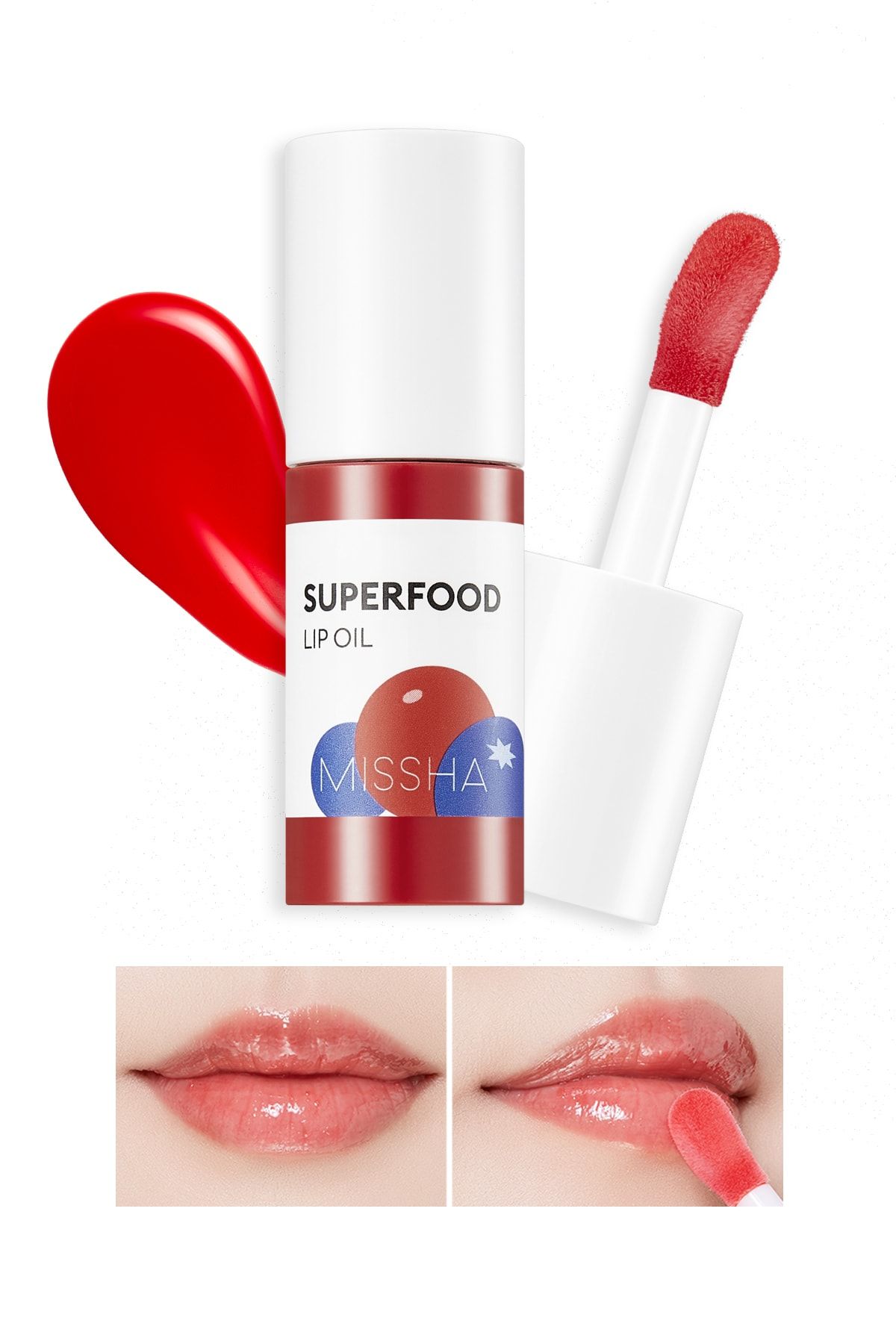 Missha Yoğun Nemlendirici Dut Özlü Dudak Bakım Yağı 5.2g Super Food Lip Oil Berry