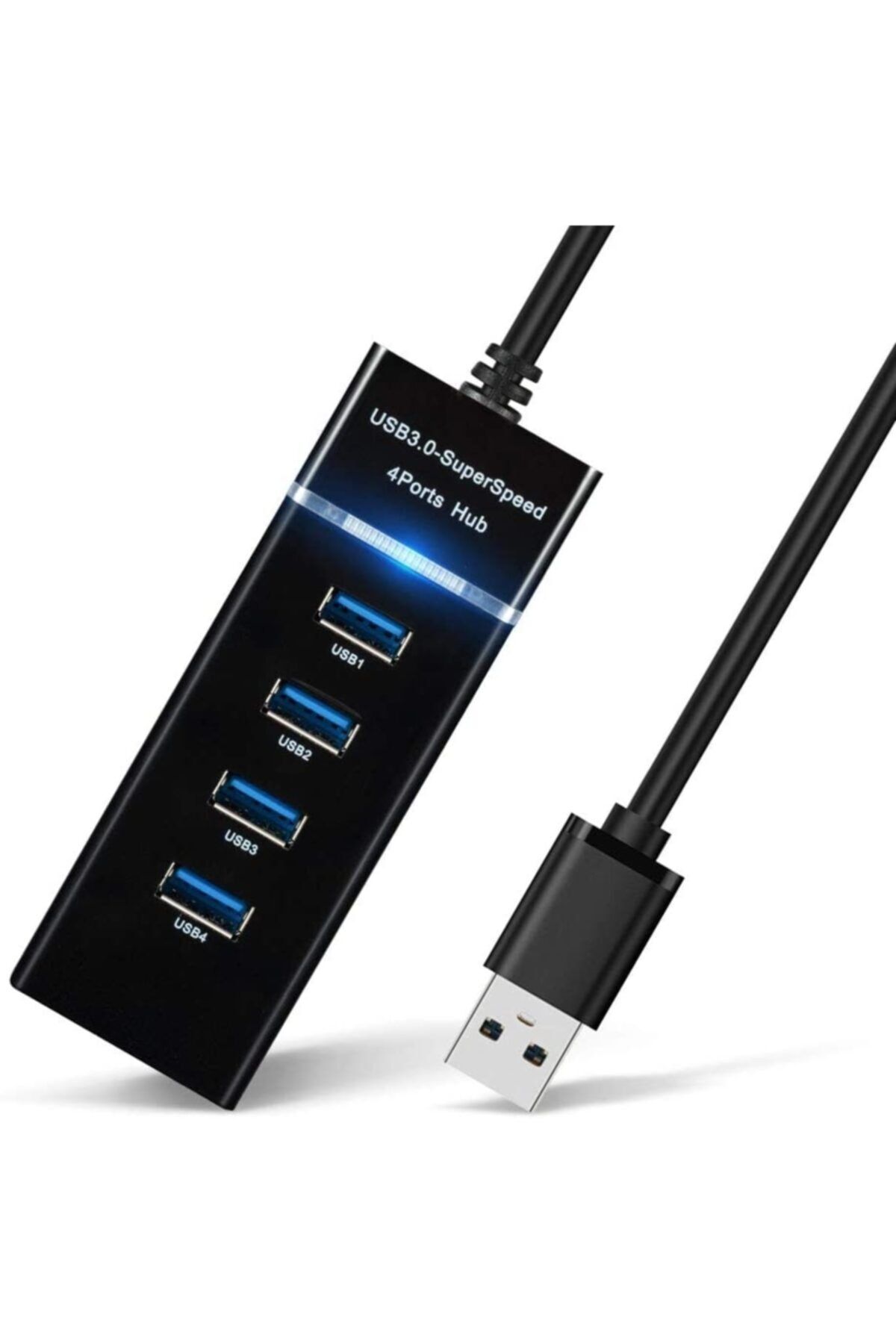 Concord 4 Port Usb 3.0 Hub Usb Çoğaltıcı Pc Dizüstü Bilgisayar Masaüstü Için -60cm