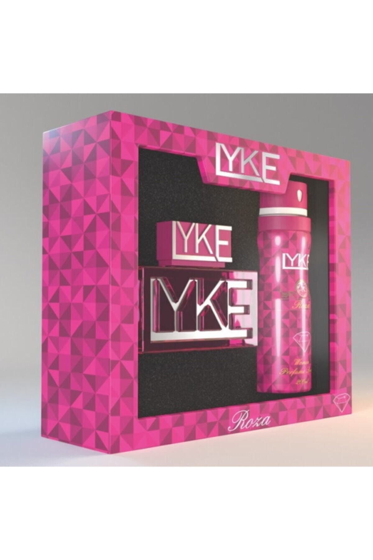 Lyke Roza For Women Set Deodorant 200 ml & Edp 85 ml Kadın Parfümü 6293517508563