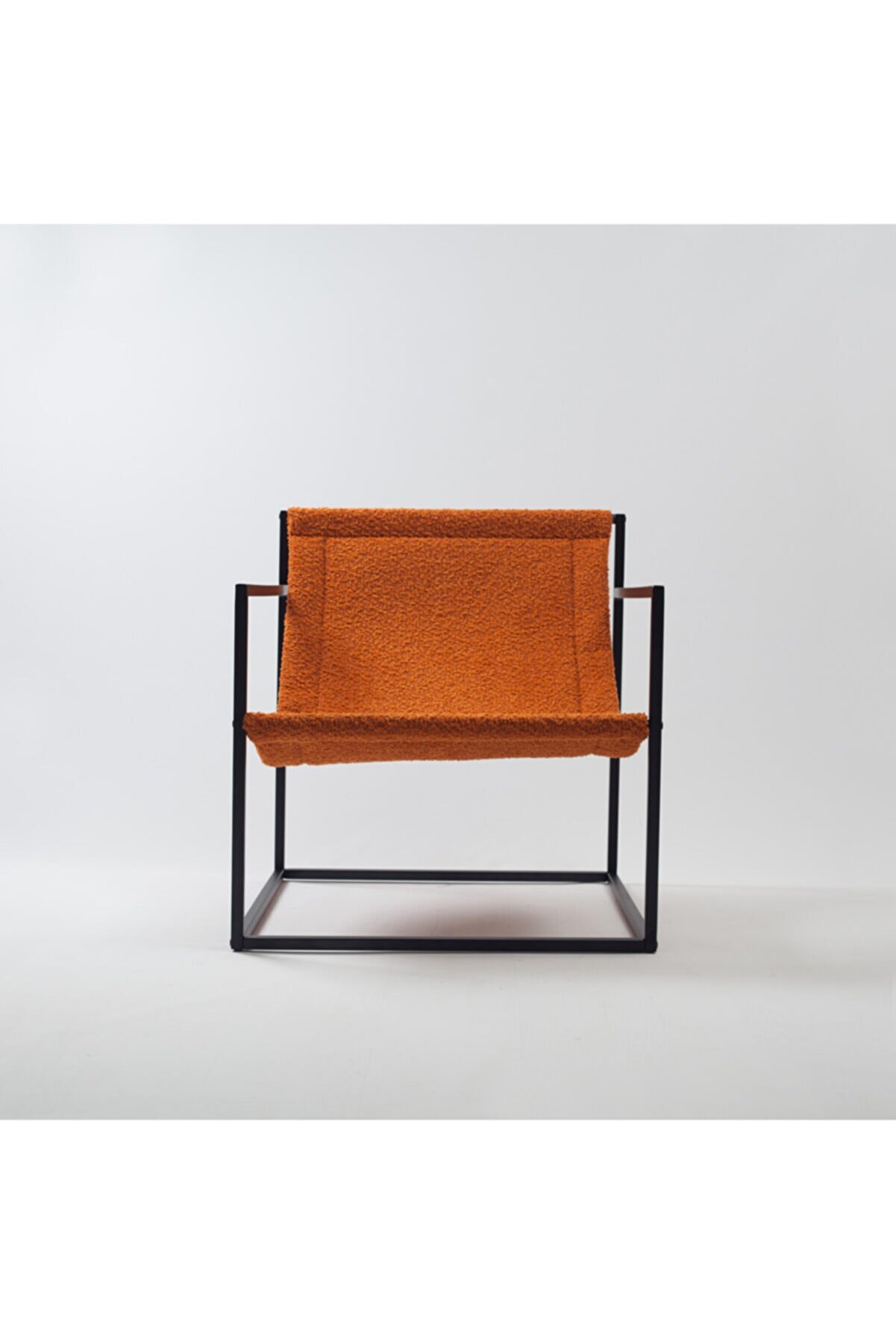 Fineroom Living " Bernie Chair " Metal Koltuk (turuncu)"