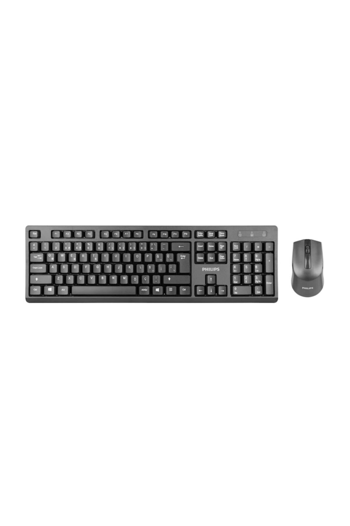 Philips Spt6354 Siyah Kablosuz Q Standart Klavye + Mouse Set