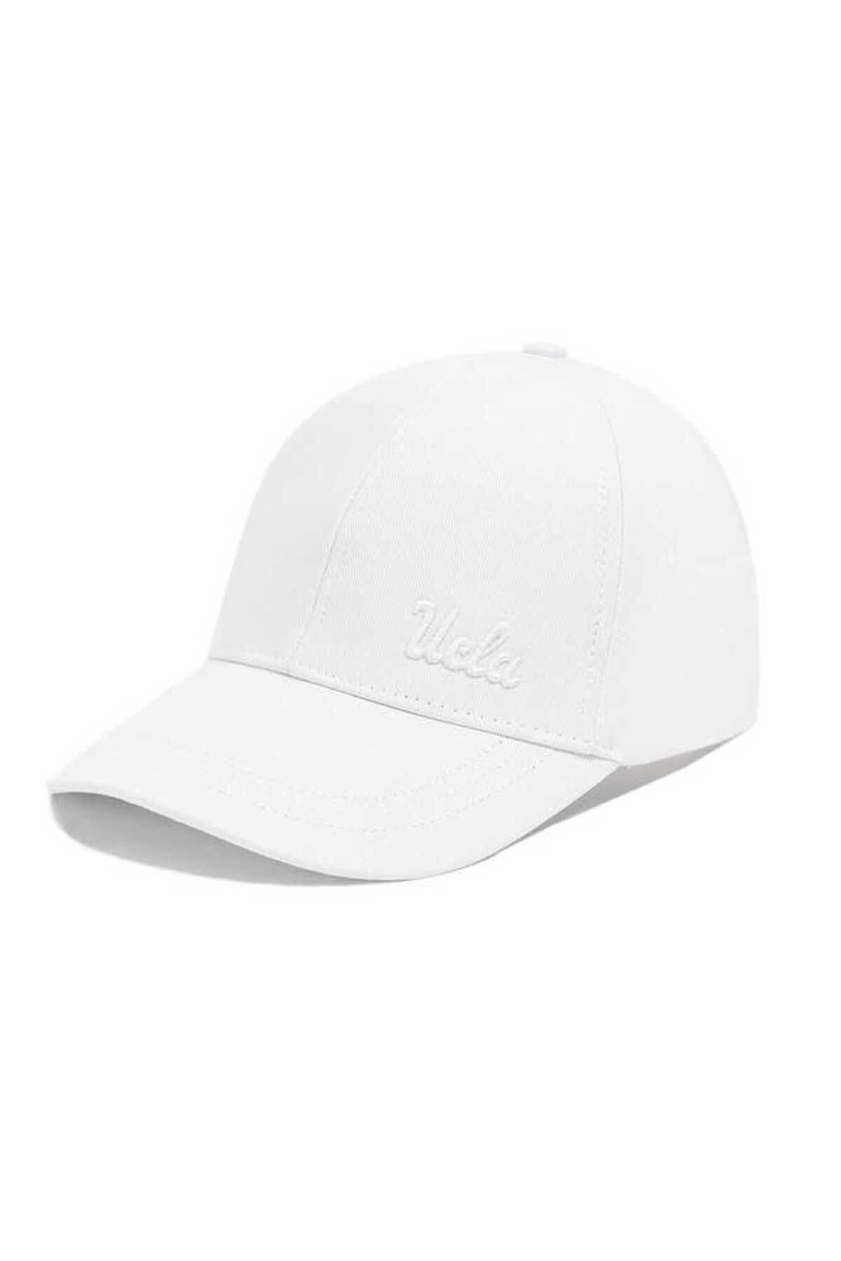 Ucla NEO Beyaz Baseball Cap Nakışlı Unisex Şapka