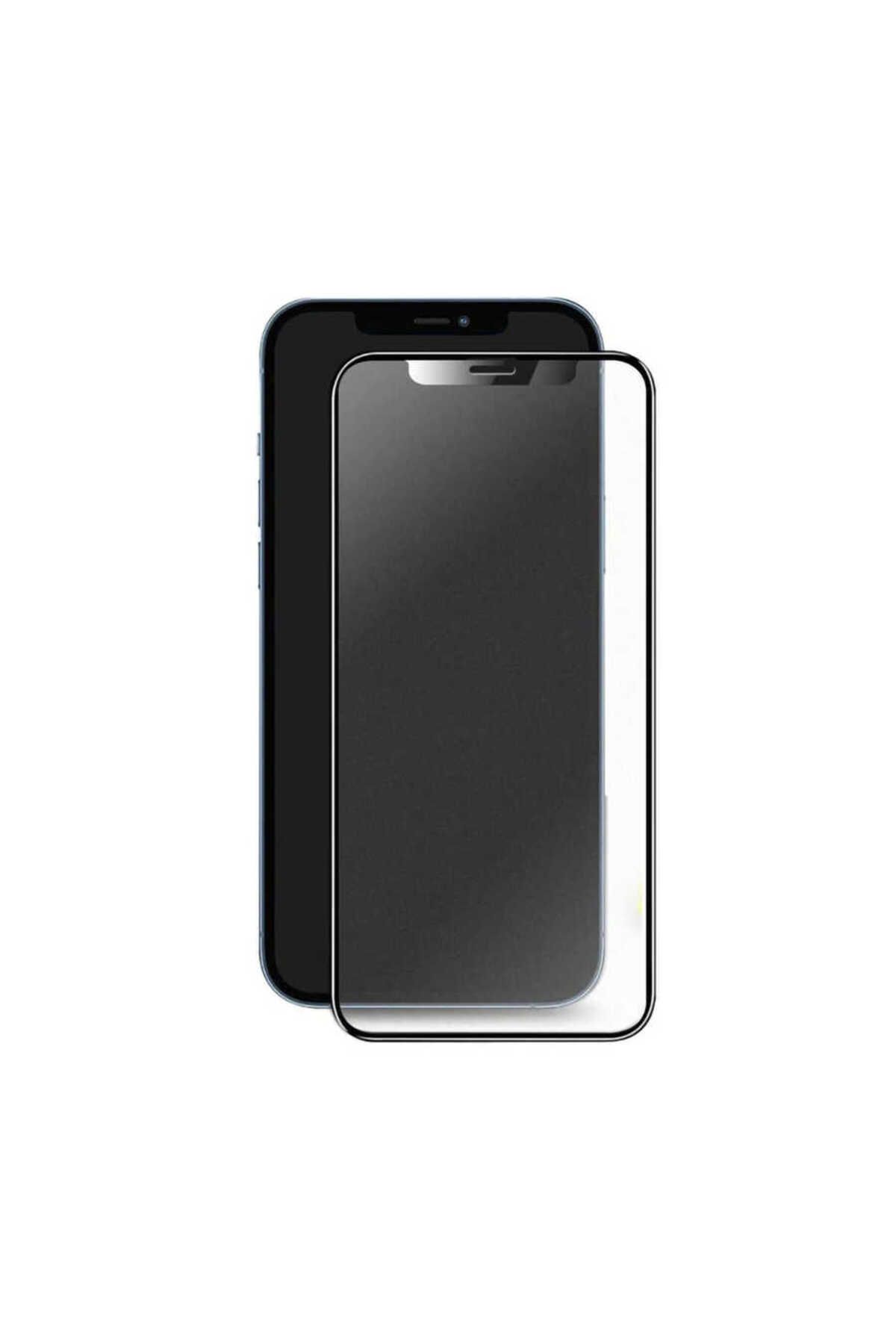 GRABONO Apple iPhone XS Max 6.5 Uyumlu Ekranı Tam Kaplayan Kırılmaz Mat Ekran Koruyucu Siyah
