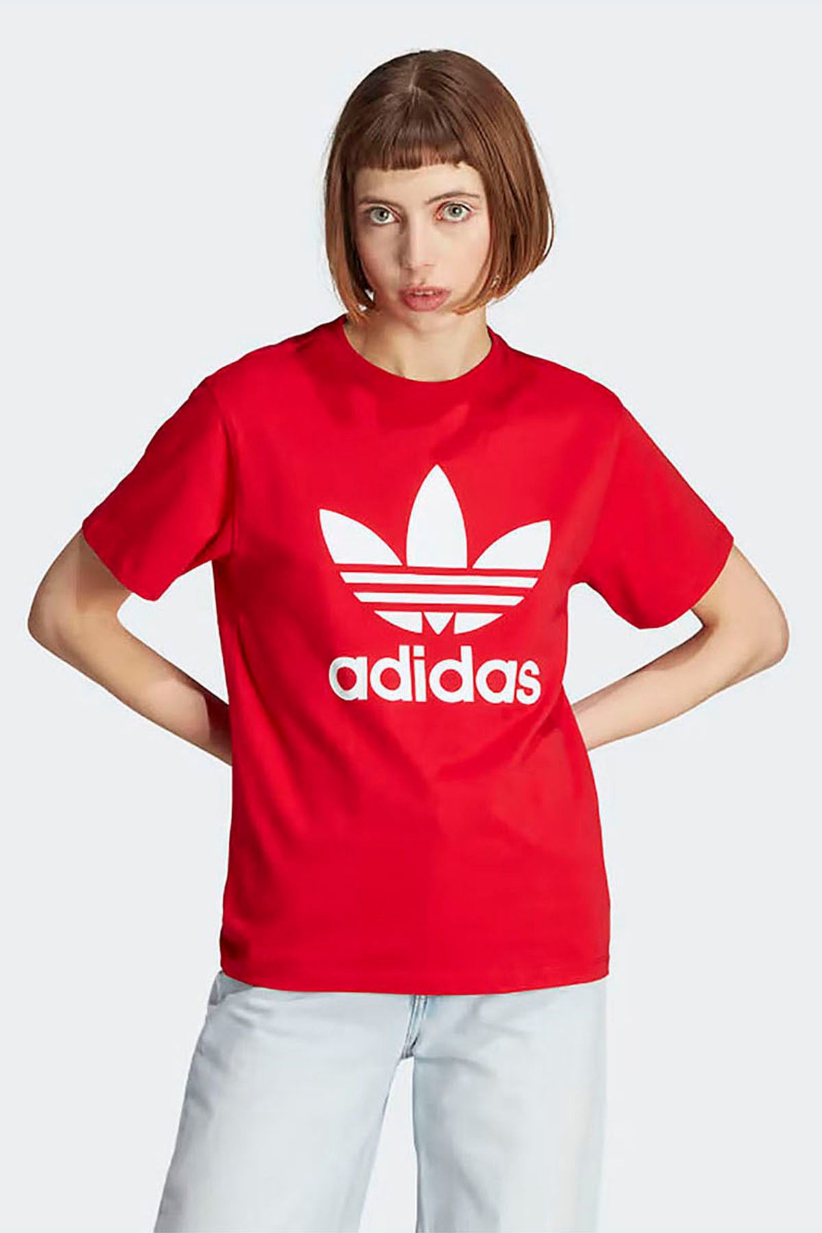adidas Kadın Günlük T-Shirt Trefoıl Tee Ik4038