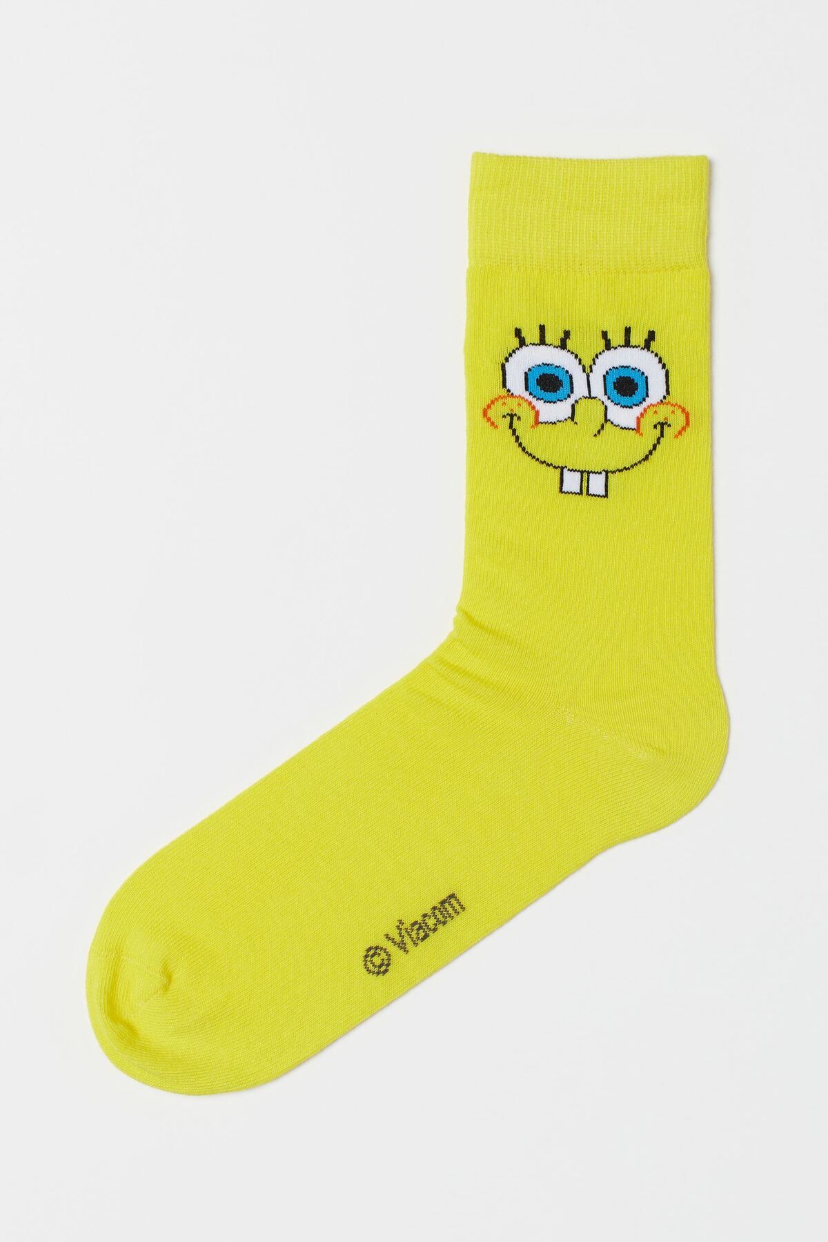 Happy Socks Spongebob Big Smile Unisex Sarı Çorap