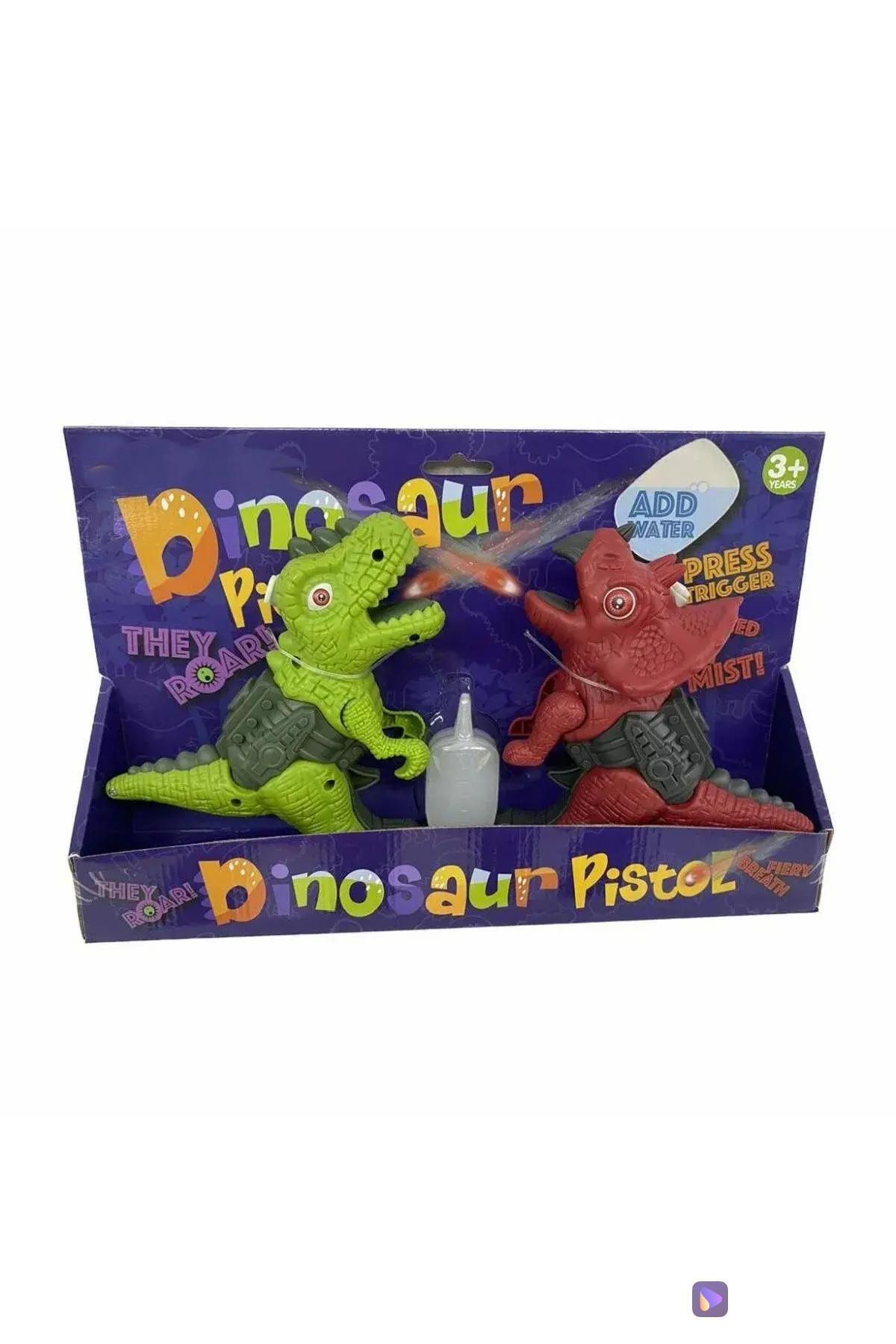 Peda Toy İkili Işıklı Sesli Buharlı Oyuncak Dinozor Oyuncağı