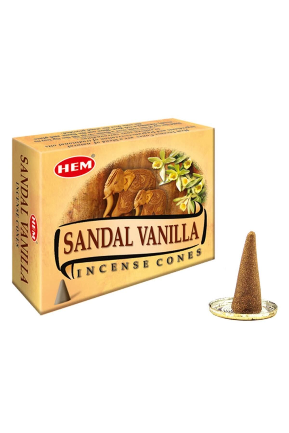 Hem Sandal Vanilla Cones Konik Tütsü 10'lu