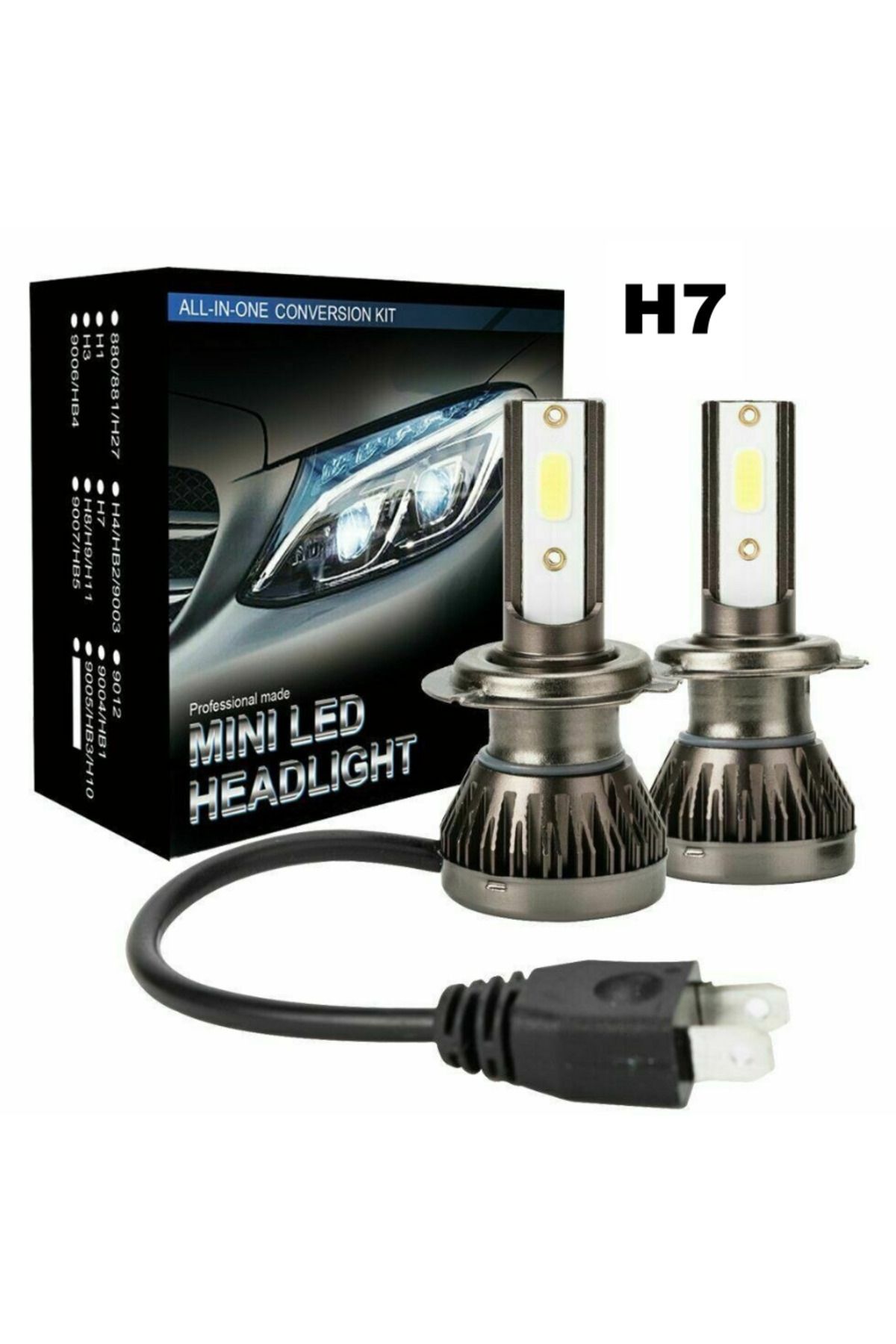 Reidan H7 Araba Oto araç Farı Far Zenon Xenon Far Lamba Işık Led ara lambası farı Yüksek Lümen