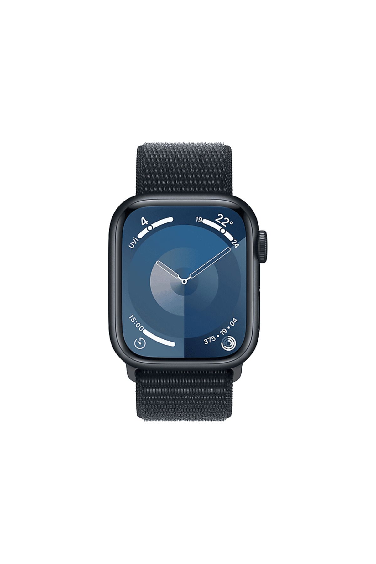 Apple Watch Series 9 GPS + Cellular MRHU3TU/A 41 mm Gece Yarısı Alüminyum Kasa ve Gece Yarısı Spor Loop