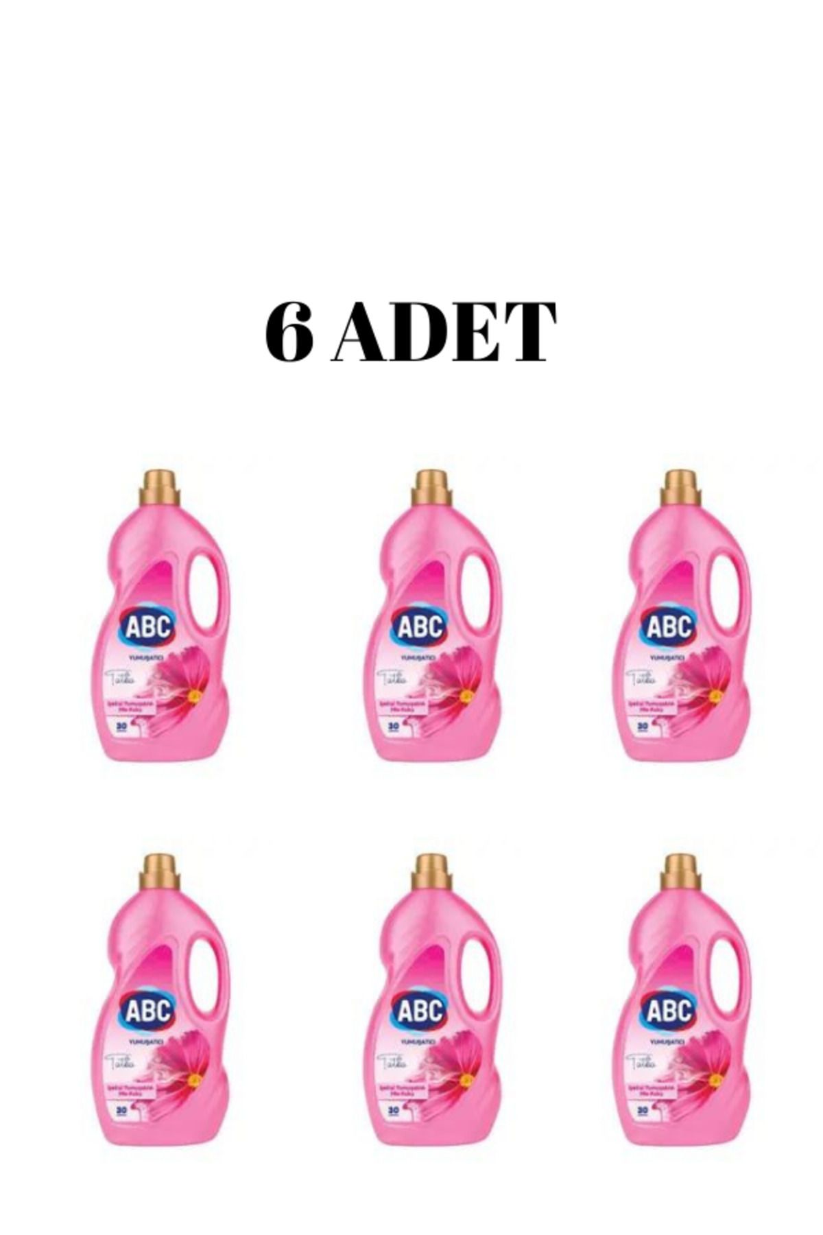 ABC Sıvı Çamaşır Yumuşatıcı Tutku 3 Litre ( 6 ADET )