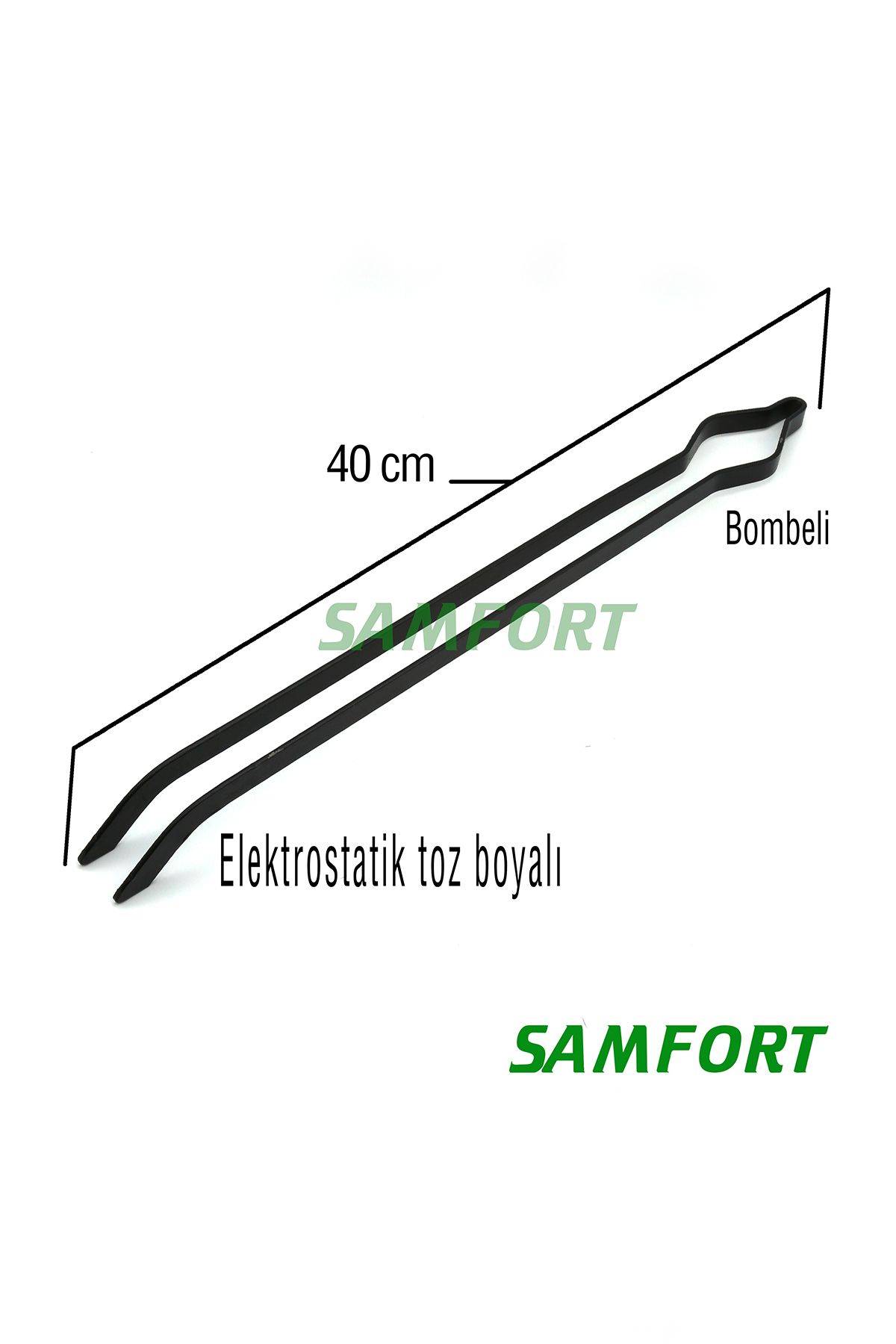 SAMFORT Soba, mangal barbekü maşası 40 cm.
