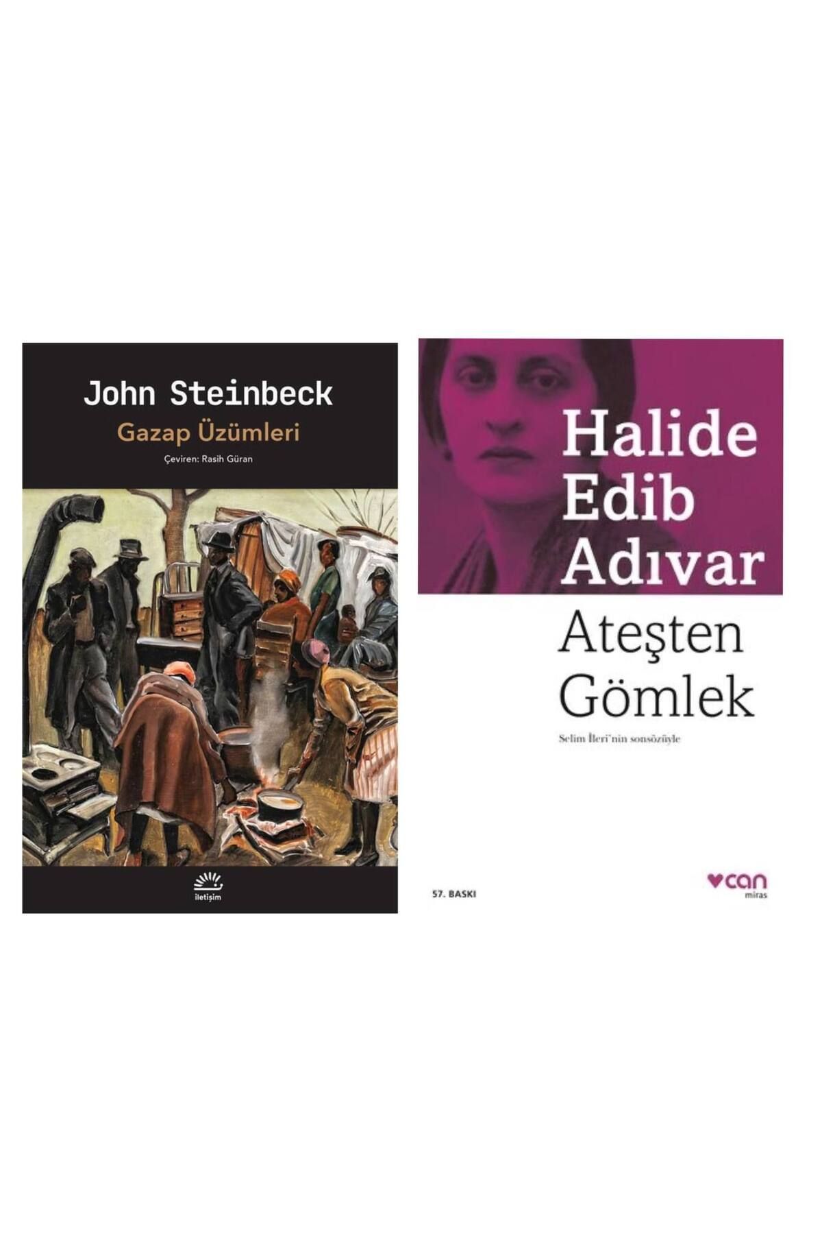 İletişim Yayınları Gazap Üzümleri - John Steinbeck - Ateşten Gömlek - Halide Edip Adıvar