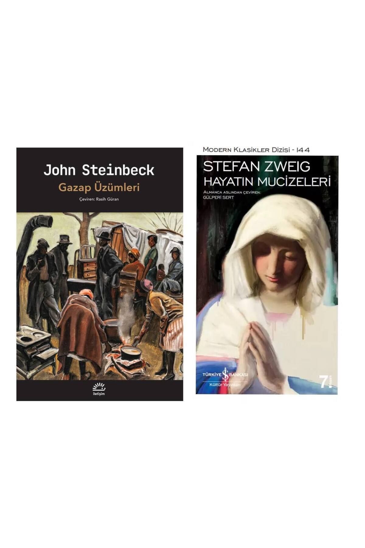 İletişim Yayınları Gazap Üzümleri - John Steinbeck - Hayatın Mucizeleri - Stefan Zweig