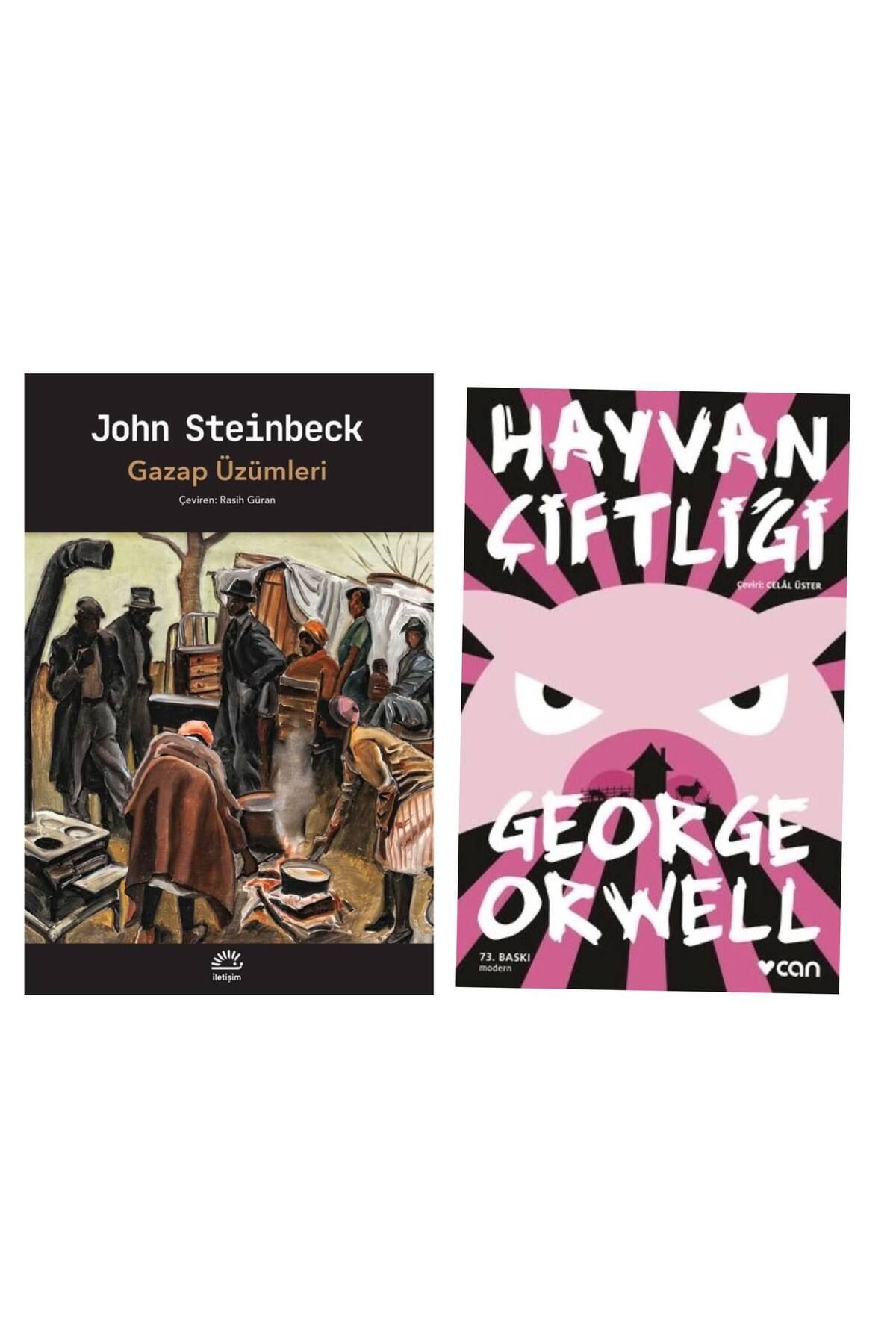 İletişim Yayınları Gazap Üzümleri - John Steinbeck - Hayvan Çiftliği - George Orwell
