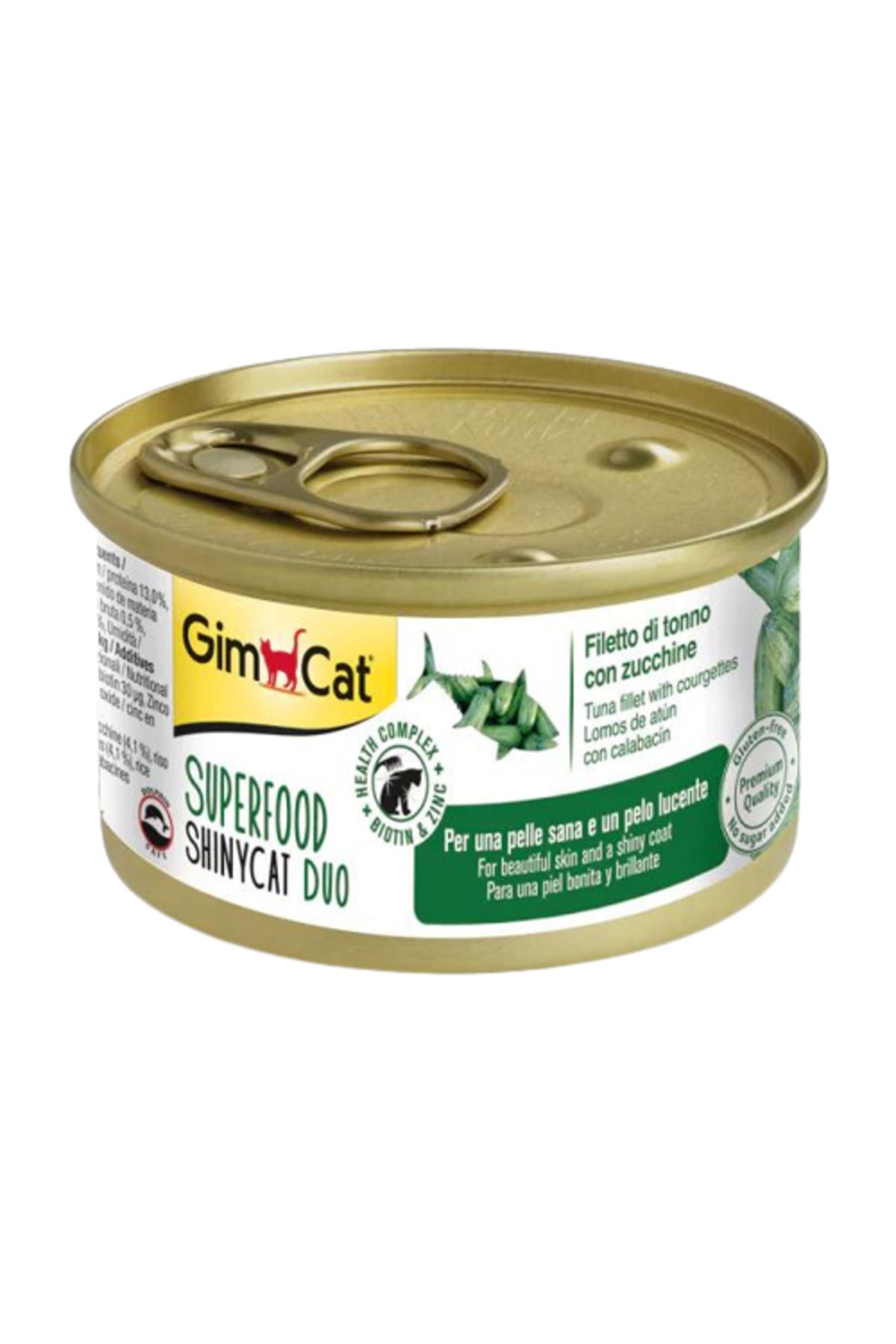 Gimcat Superfood Ton Balıklı ve Kabaklı Yetişkin Kedi Konservesi 70 Gr - Farmapets