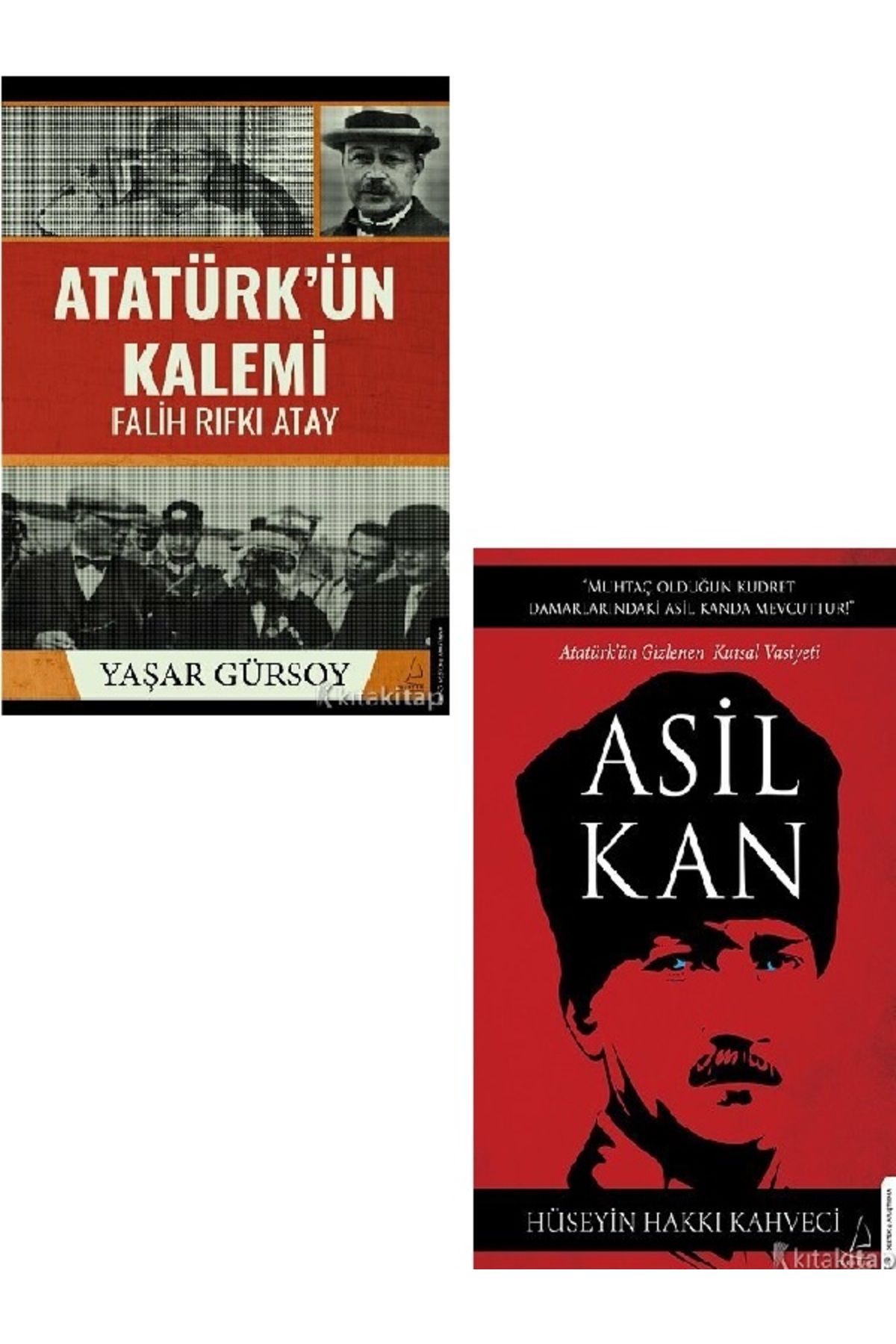 Destek Yayınları Atatürk’ün Kalemi - Asil Kan - Hüseyin Hakkı Kahveci - Yaşar Gürsoy 2 KİTAP SET