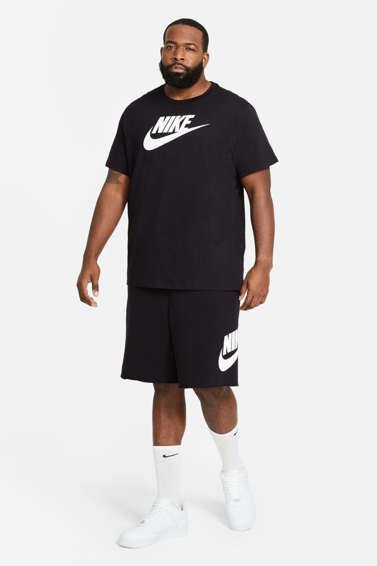 Nike Erkek Siyah Tişört Ar5004-010
