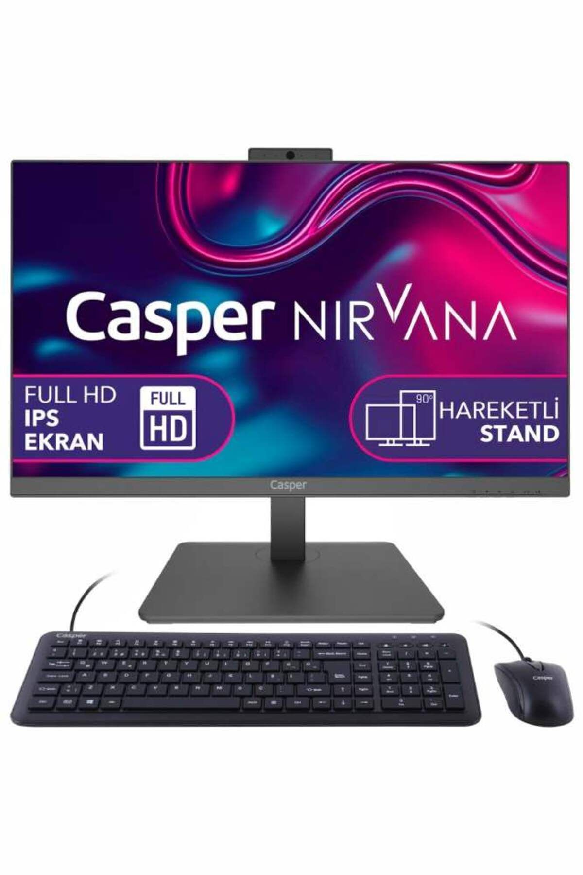 Casper Nirvana A6H.1170-BF00X-V  Intel Core i7-11700 16GB RAM 1TB SSD GEN4  Freedos Aio Pc