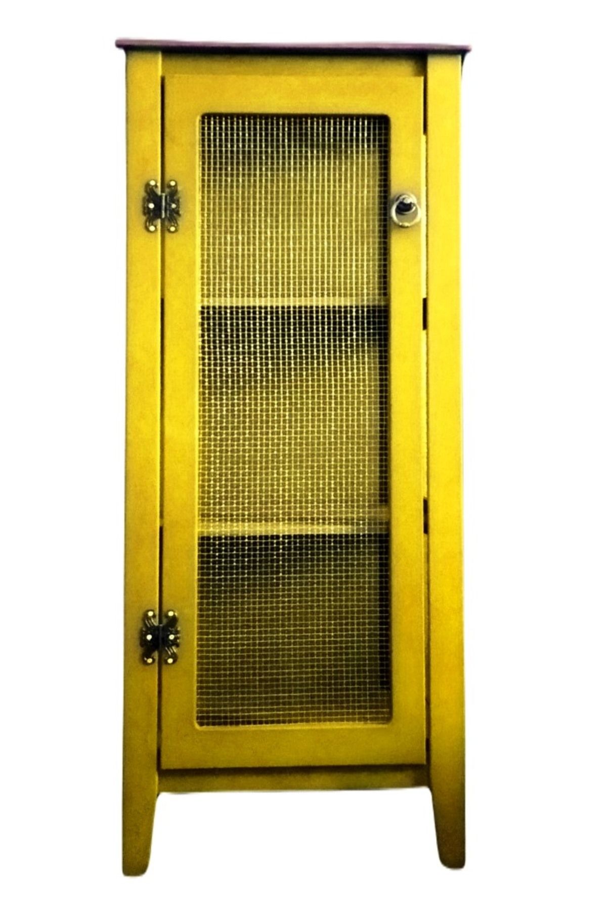 VİLLAÇAM AHŞAP TELLİ DOLAP SARI TEL DOLAP
