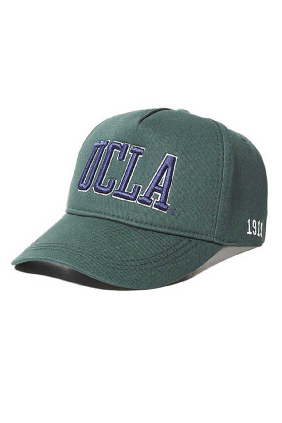 Ucla Ranch Yeşil Baseball Cap Nakışlı Unisex Şapka