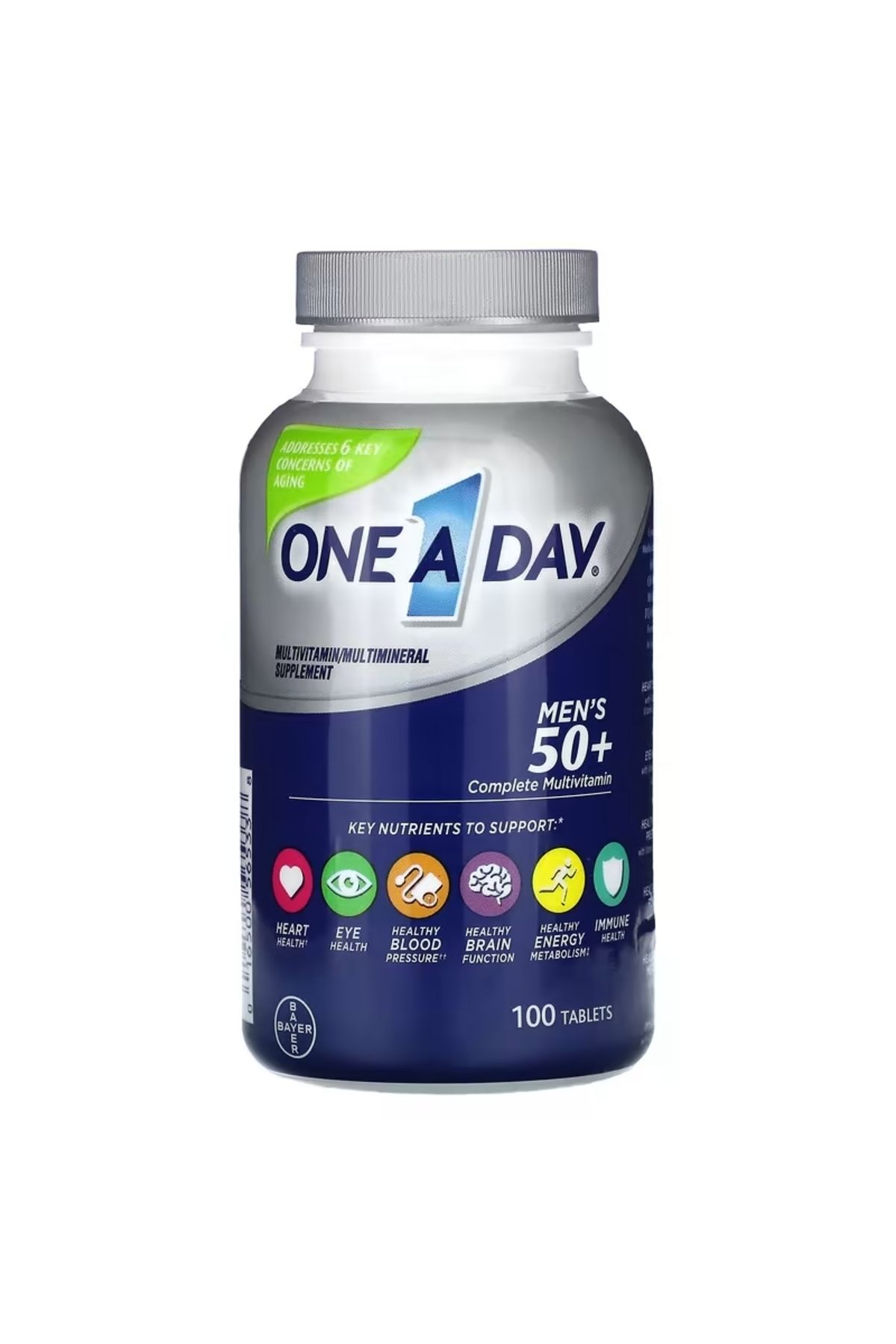 Bayer One A Day Men's 50+ Multivitamin 100 Tablets