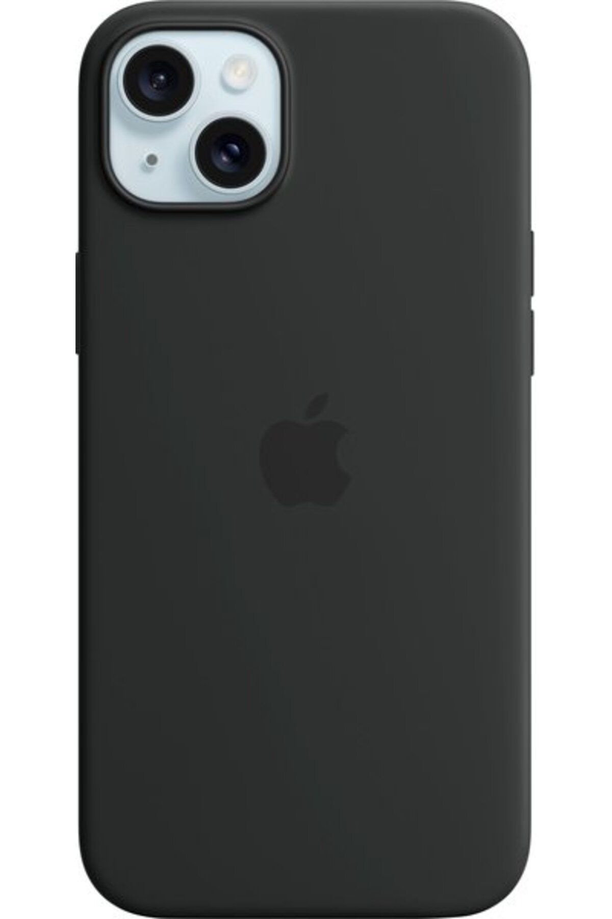 Apple iPhone 15 Plus için MagSafe özellikli Silikon Kılıf  - Siyah