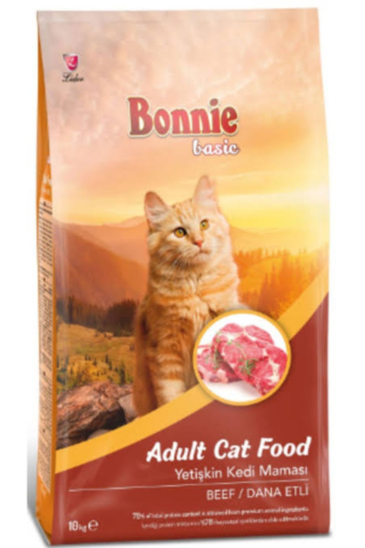 Bonnie Basic Dana Etli Yetişkin Kedi Maması 10kg
