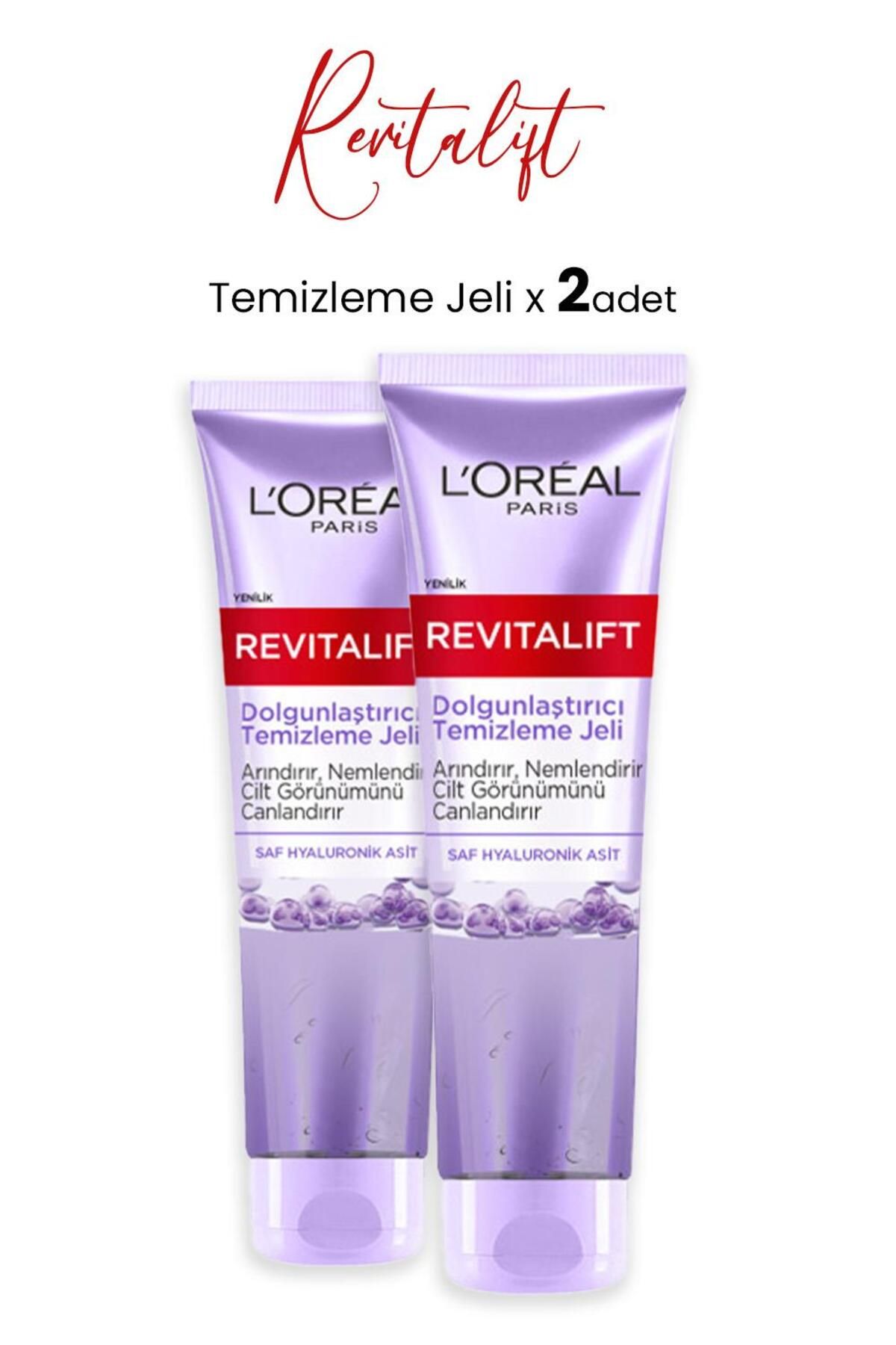 L'Oreal Paris Loreal Paris Revitalift Dolgunlaştırıcı Temizleme Jeli 150 ml x 2 Adet