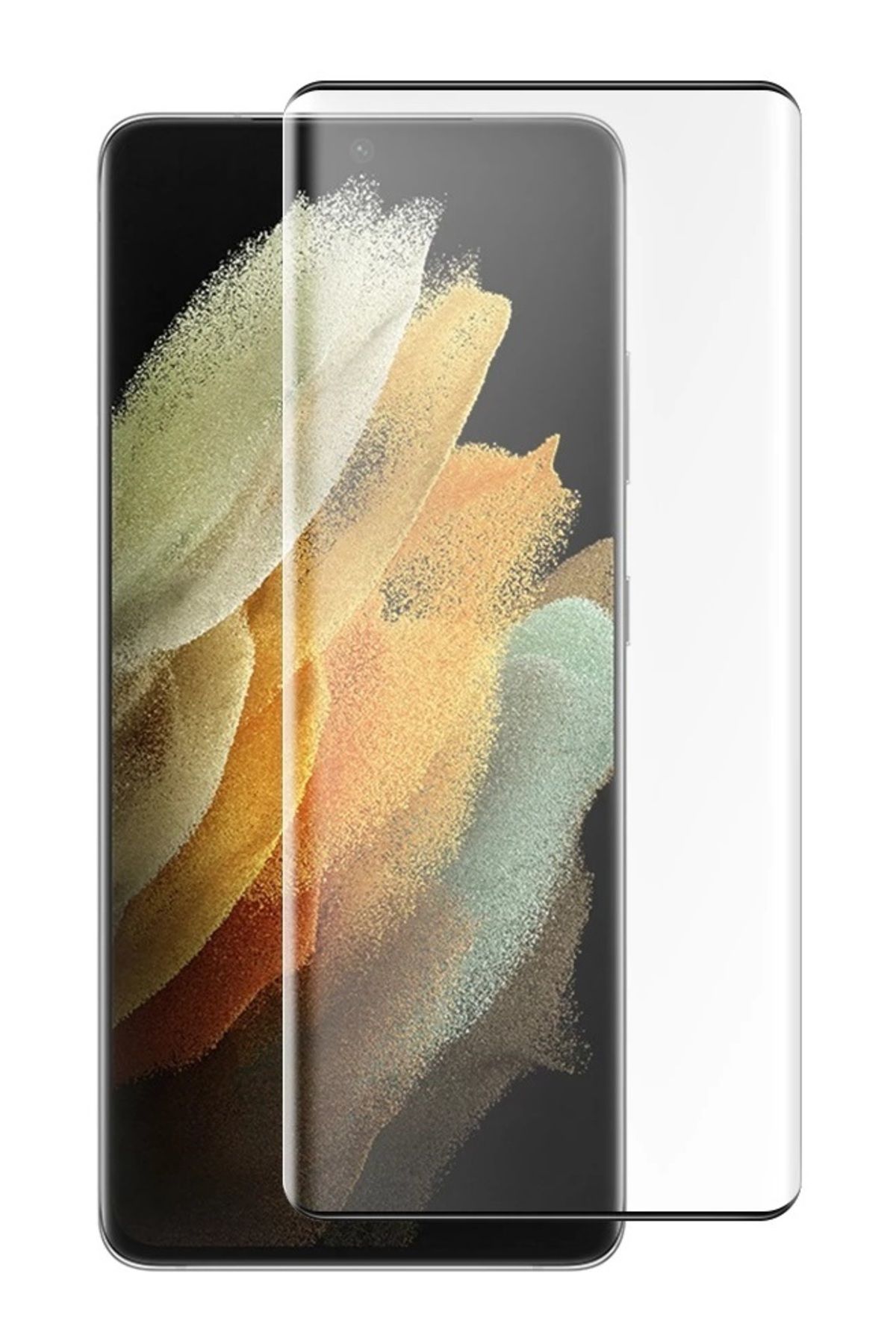 HANPORIUM Xiaomi Mi 11 Ultra Kavisli Ekran Koruyucu Nano Polimer Film - Ultra Darbe Koruma - Tam Kaplar