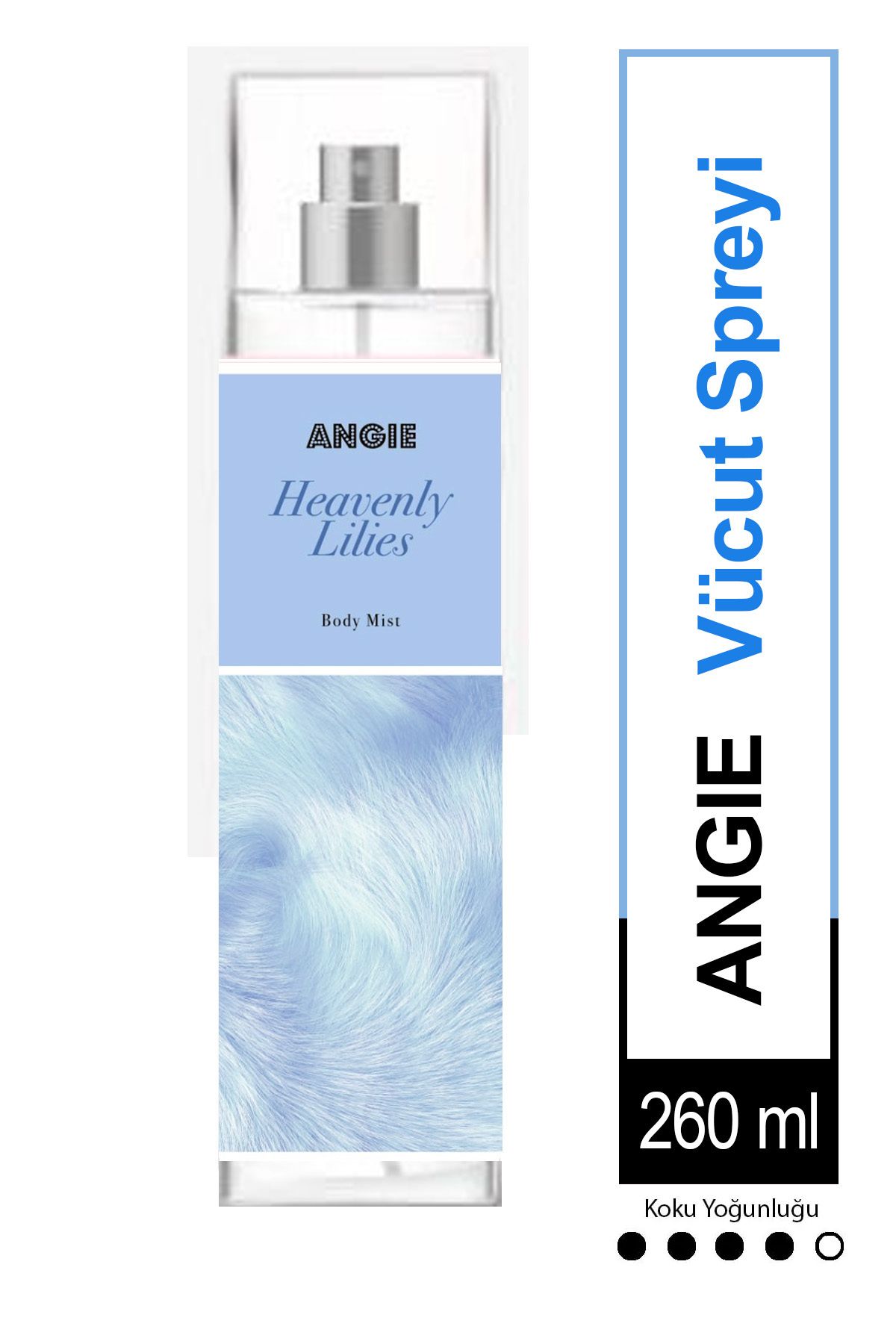 Angie Heavenly Lilies Body Mist Vücut Spreyi Büyük Boy 260 ml - Cennet Zambağı