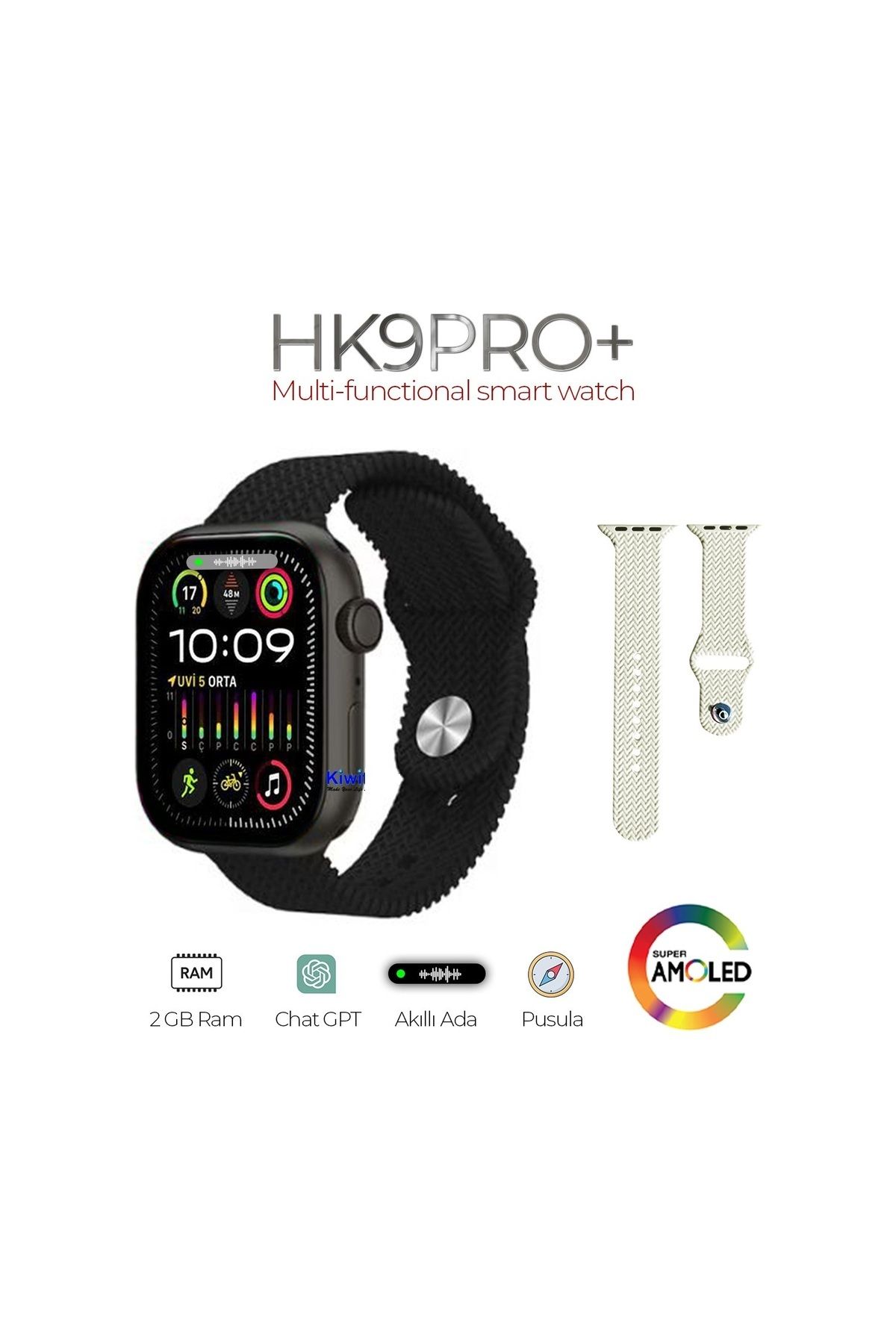 Wearfitpro Watch 9 Hk9 Pro Plus 100 Kişi Kayıt Son Sürüm V3 Yapay Zeka Destekli Sahtesi Çıkmış Dikkat Edin!