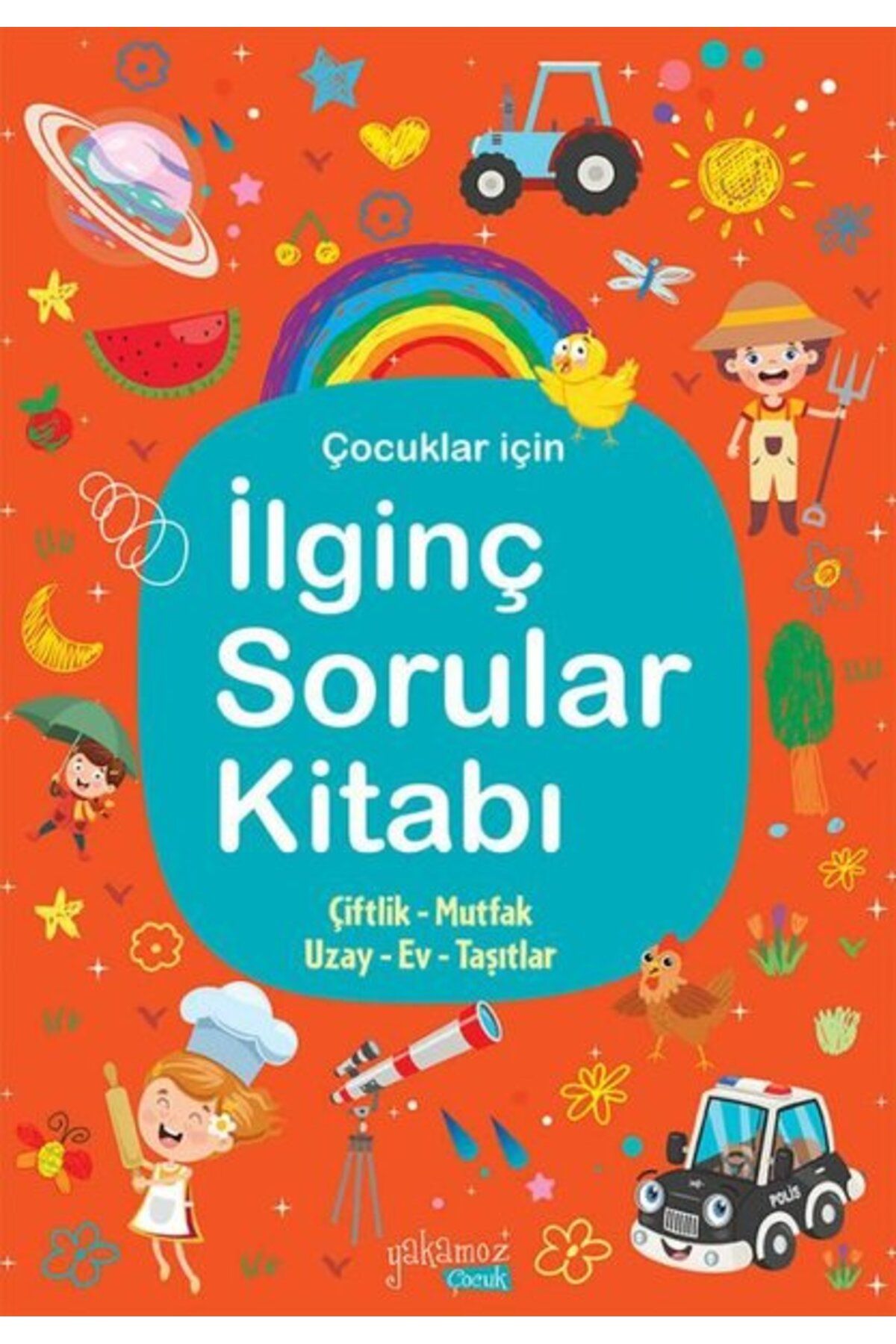 Yakamoz Yayınları Çocuklar İçin İlginç Sorular Kitabı - Turuncu