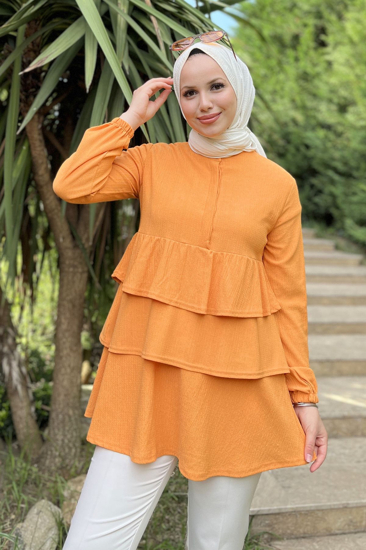 TOFİSA 11451-ORANJ Tunik