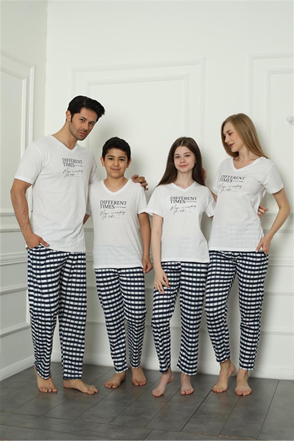 Akbeniz Aile Penye Pijama Takım (baba - Oğul ) 50113 Ayrı Ayrı Satılır . Fiyatları Farklıdır