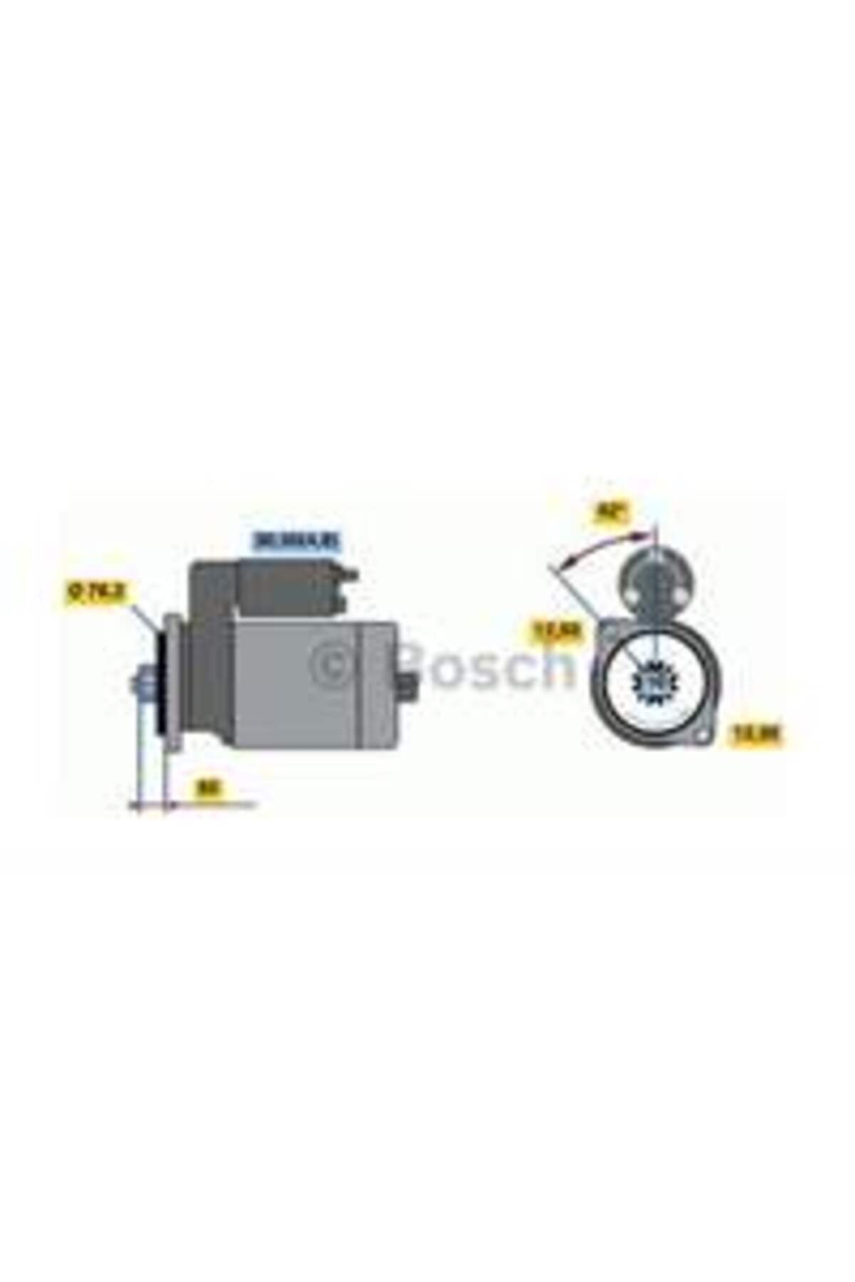 MARS MOTORU 12V 2,2KW 10DIS BOSCH TIP VW T5 MULTIVAN 2,5 TDI
