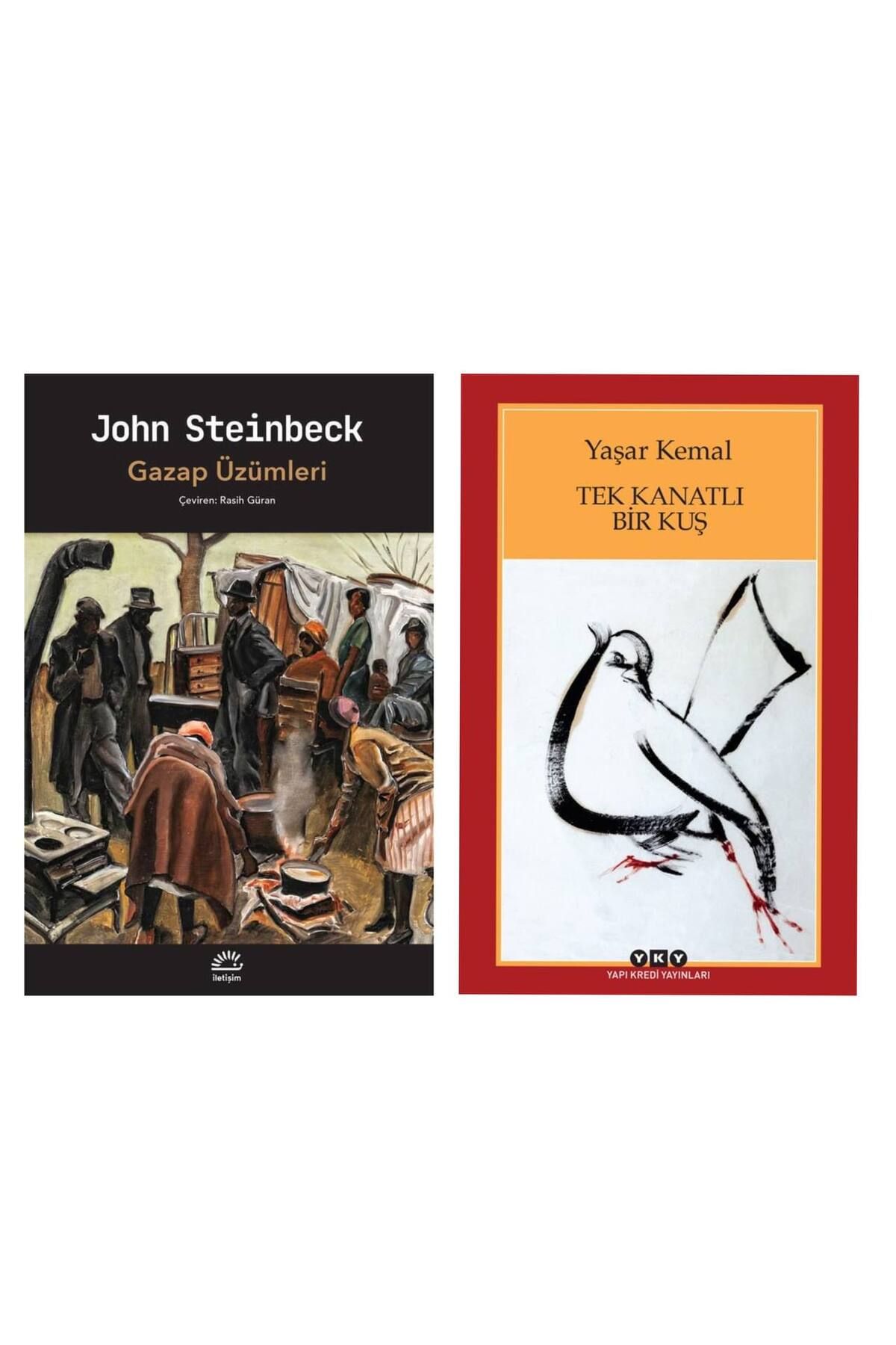 İletişim Yayınları Gazap Üzümleri - John Steinbeck - Tek Kanatlı Bir Kuş - Yaşar Kemal