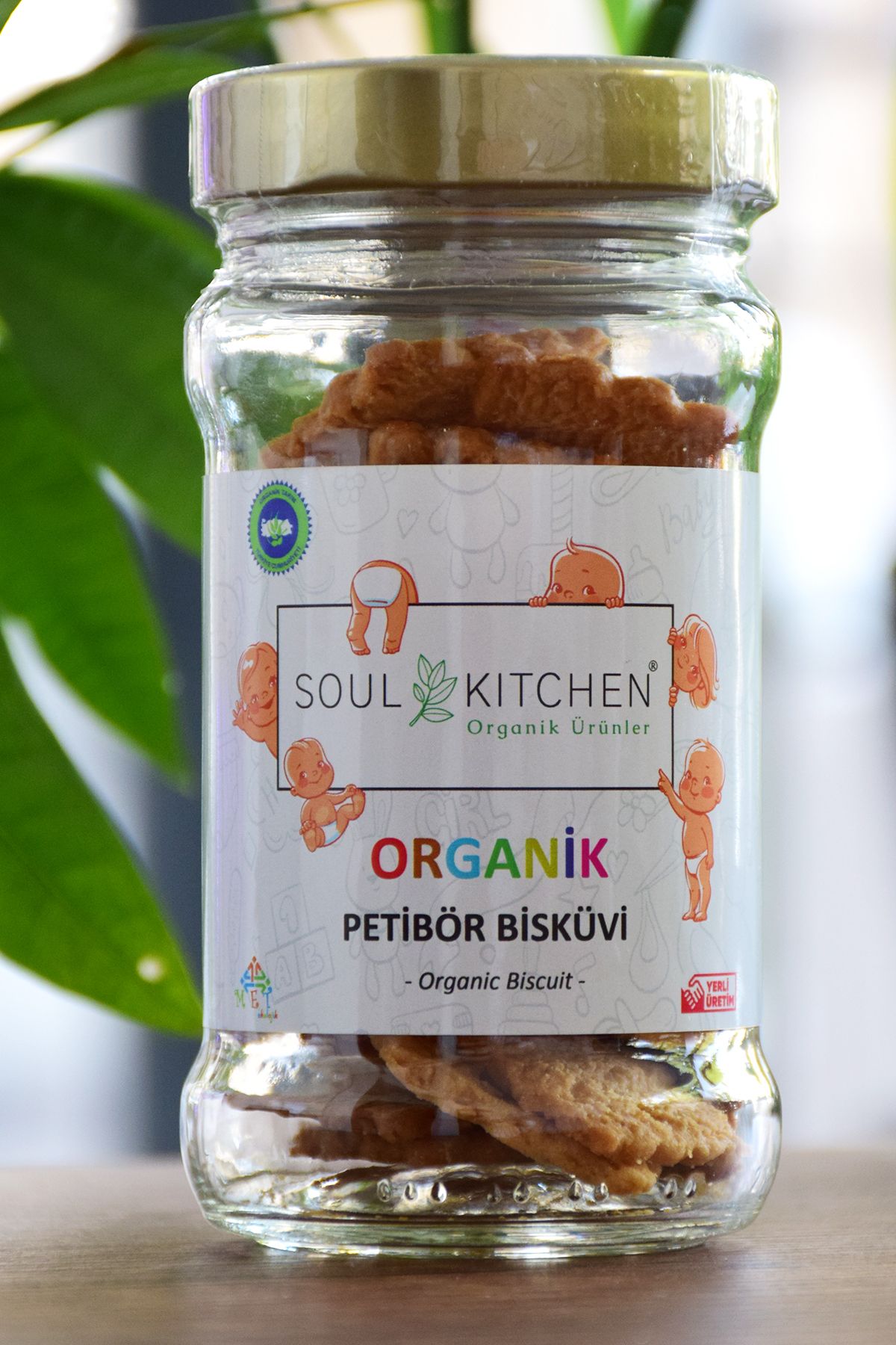 Soul Kitchen Organik Ürünler Organik Petibör Bebek Bisküvisi 80gr