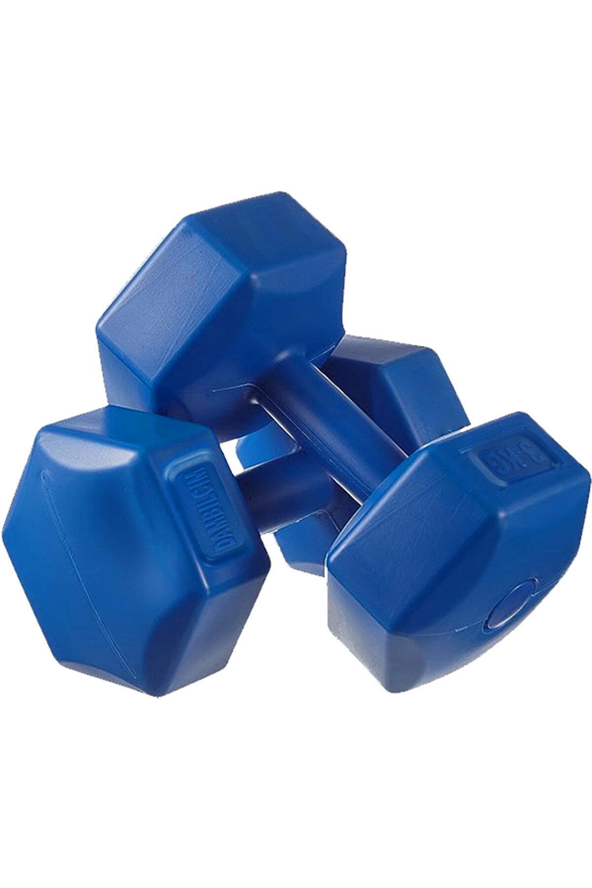Dambılcım Mavi 3 KG x 2 Adet 6 KG Dambıl Seti 6 KG Dumbell Set
