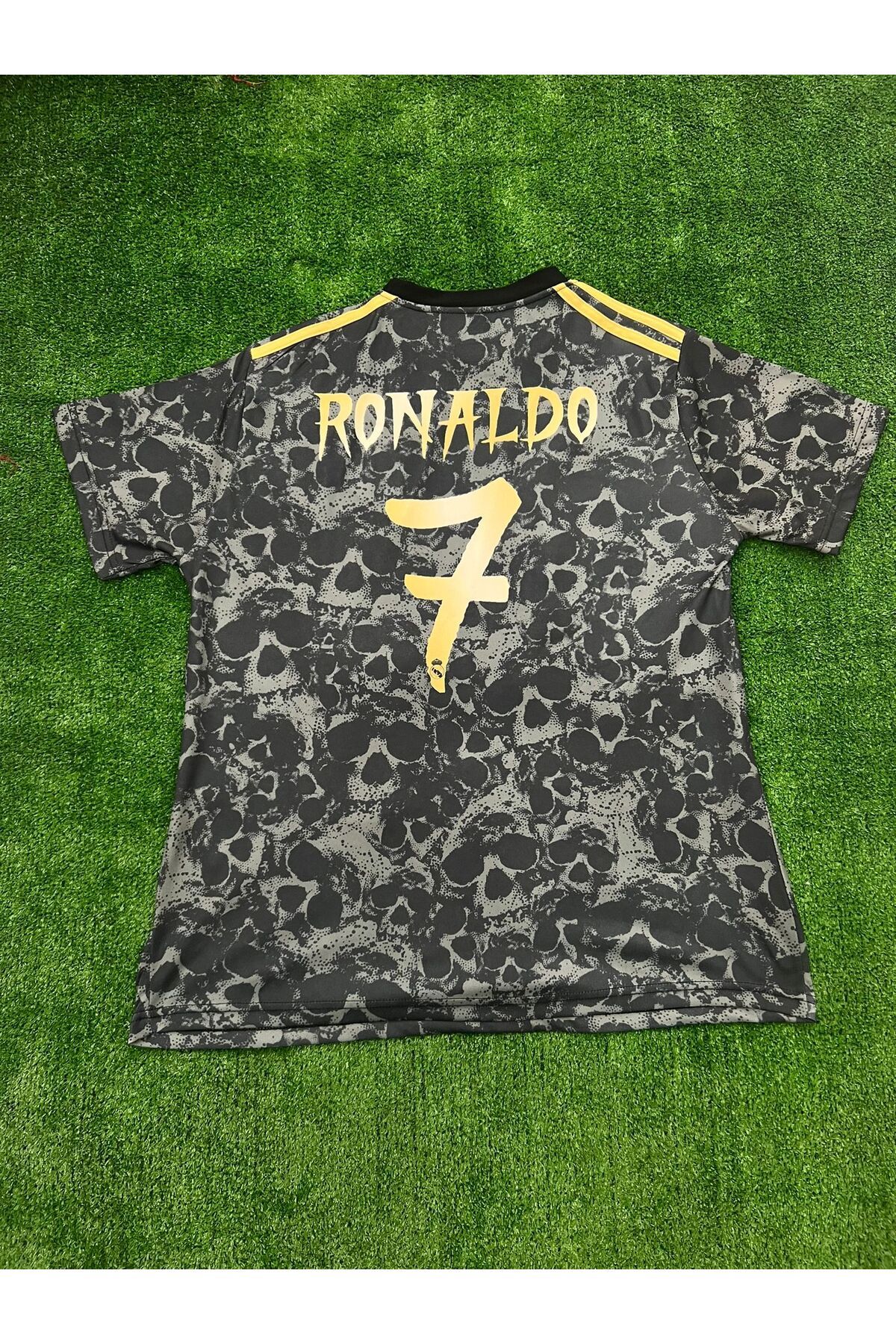 Lion Spor Ronaldo Real Madrid 2023-24 Özel Kuru Kafa Desenli Konsept Forma
