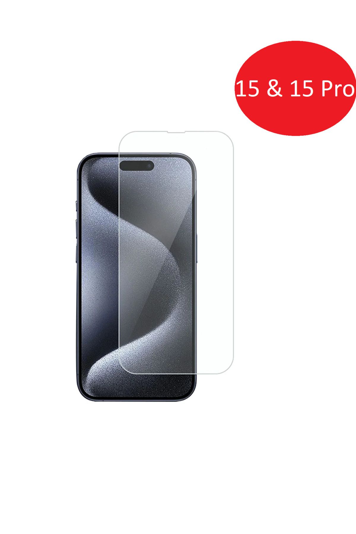 Balerion Apple Iphone 15 / 15 Pro Ekran Koruyucu Kırılmaz Cam