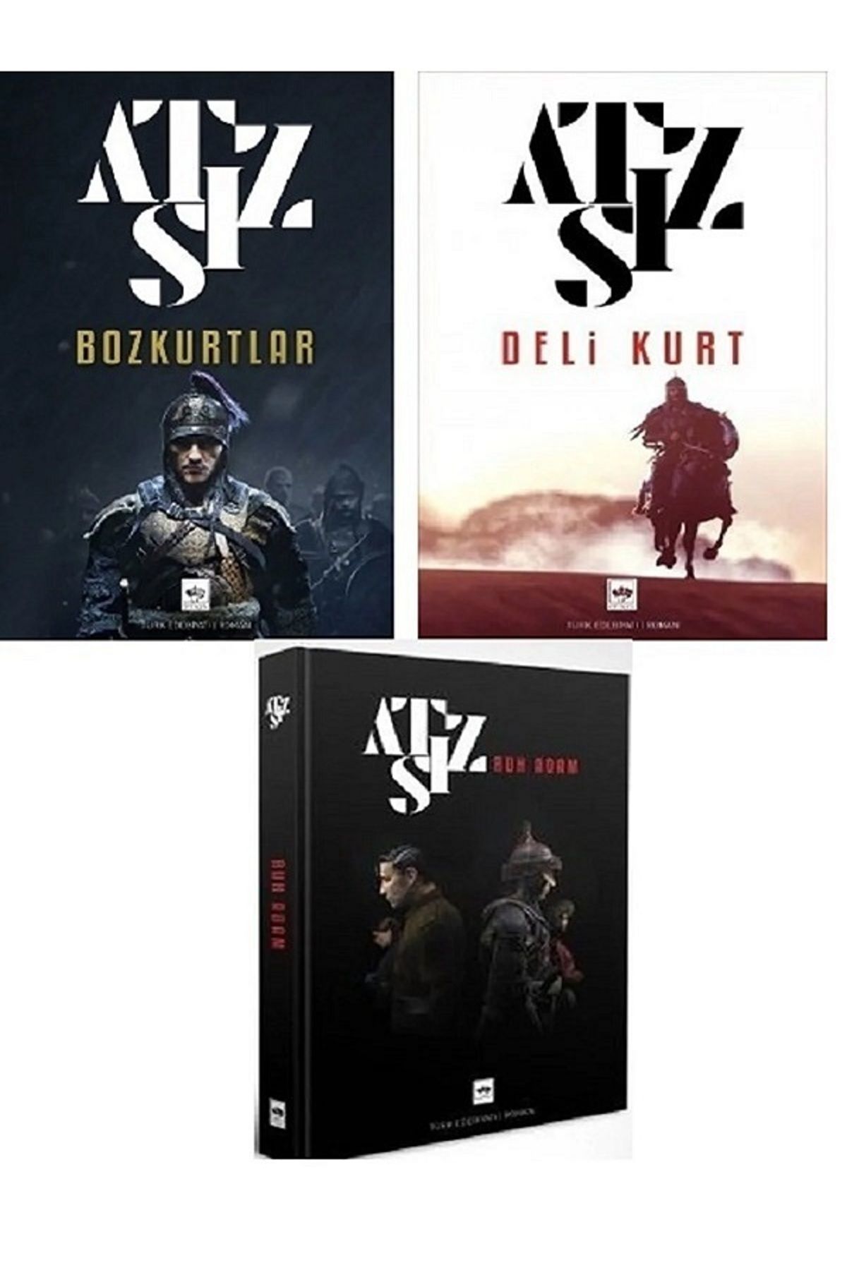 Ötüken Neşriyat Yayınları Bozkurtlar - Deli Kurt - Ruh Adam / 3 Kitap Set - (Yeni Baskı -ORJİNALKİTAP) - Hüseyin Nihal Atsız