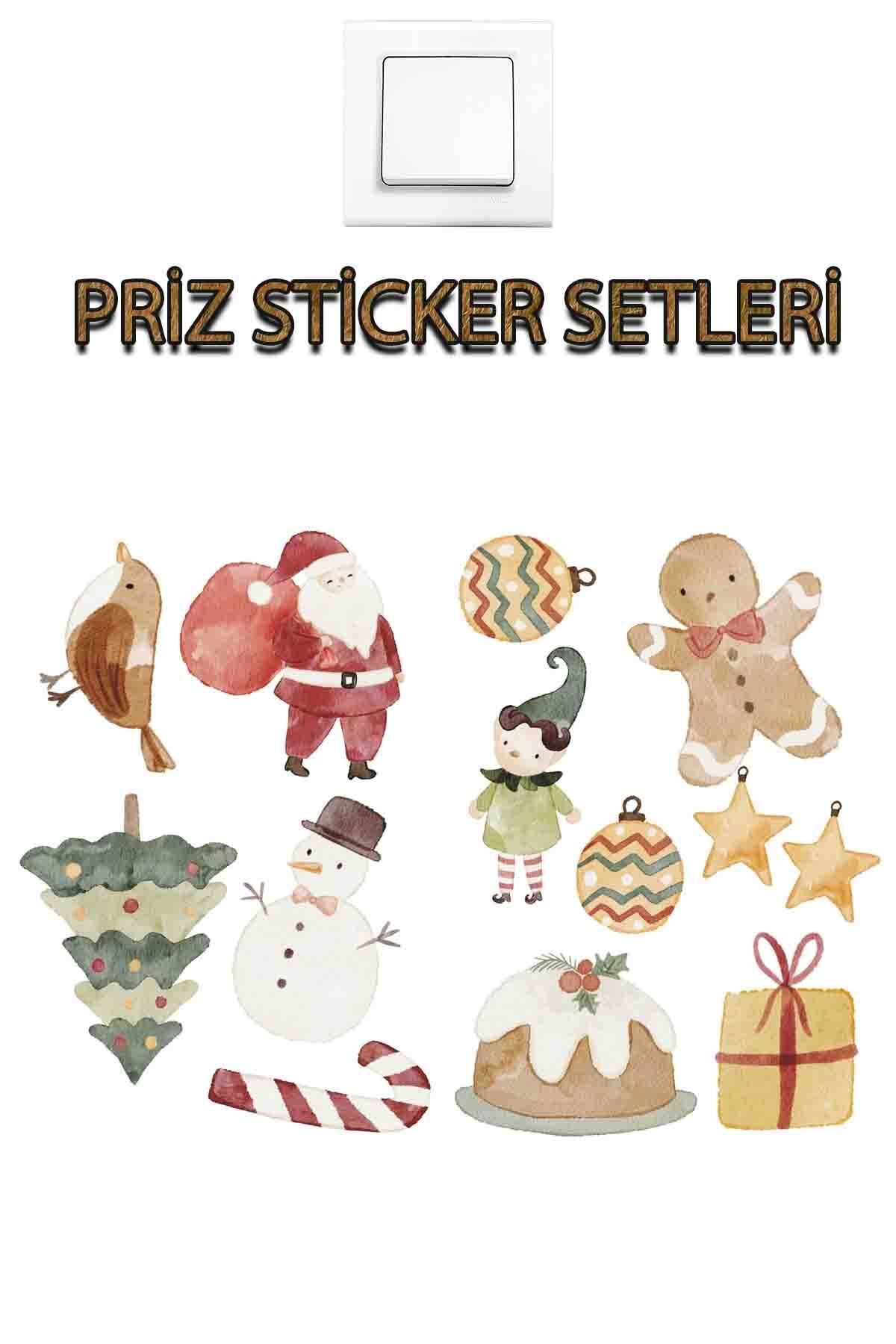 Kt Grup Yeni yıl Happy Christmas Mega Priz Sticker Setleri