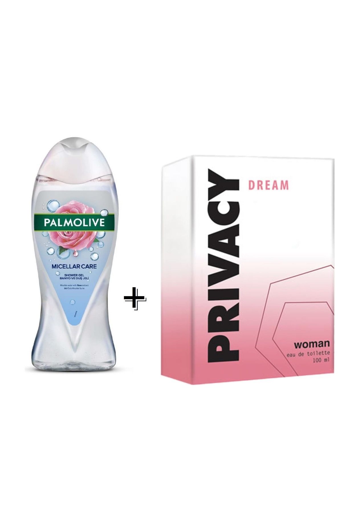 Palmolive Micellar Care Gül Özlü 500 ml Duş Jeli + Privacy Dream Kadın Parfüm 100 ml Edt