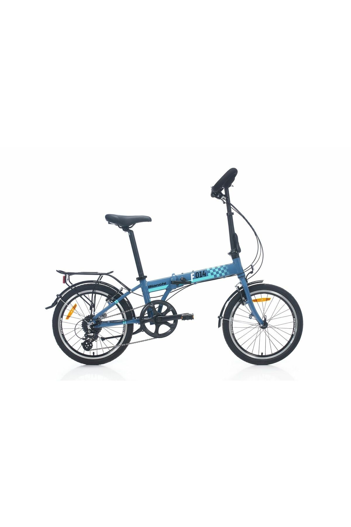Bianchi F14 20'' 8V VB Katlanır Bisiklet Koyu Mavi - Celeste