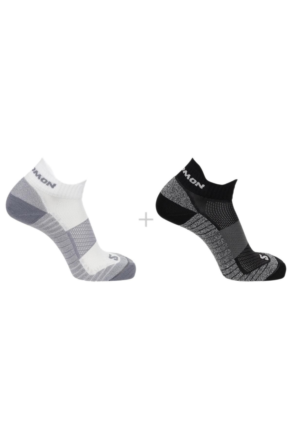Salomon Lc2093600 Aero Ankle 2-Pack Çorap Çok Renkli Unisex Çorap